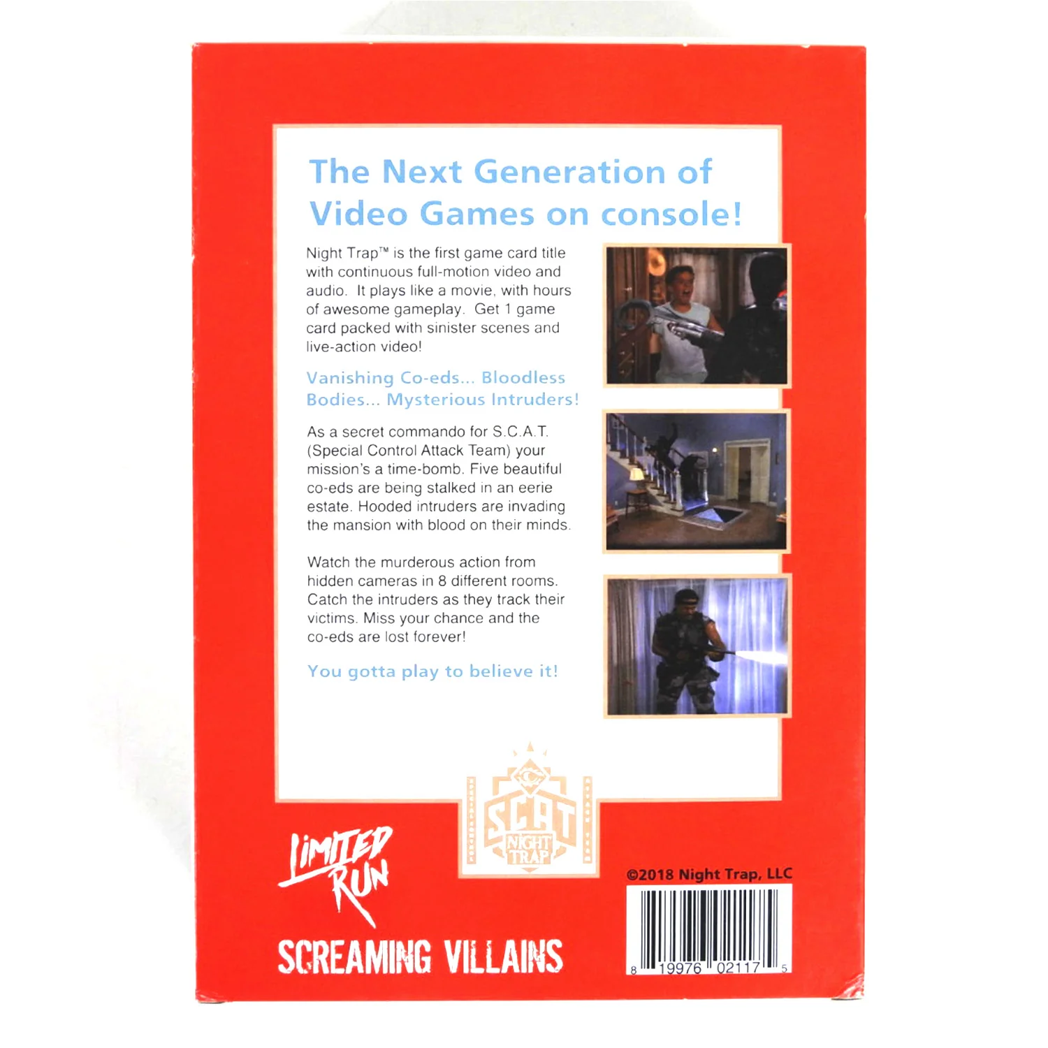 Night Trap [Classic Edition] [Limited Run Games] (Nintendo Switch) - Image 2