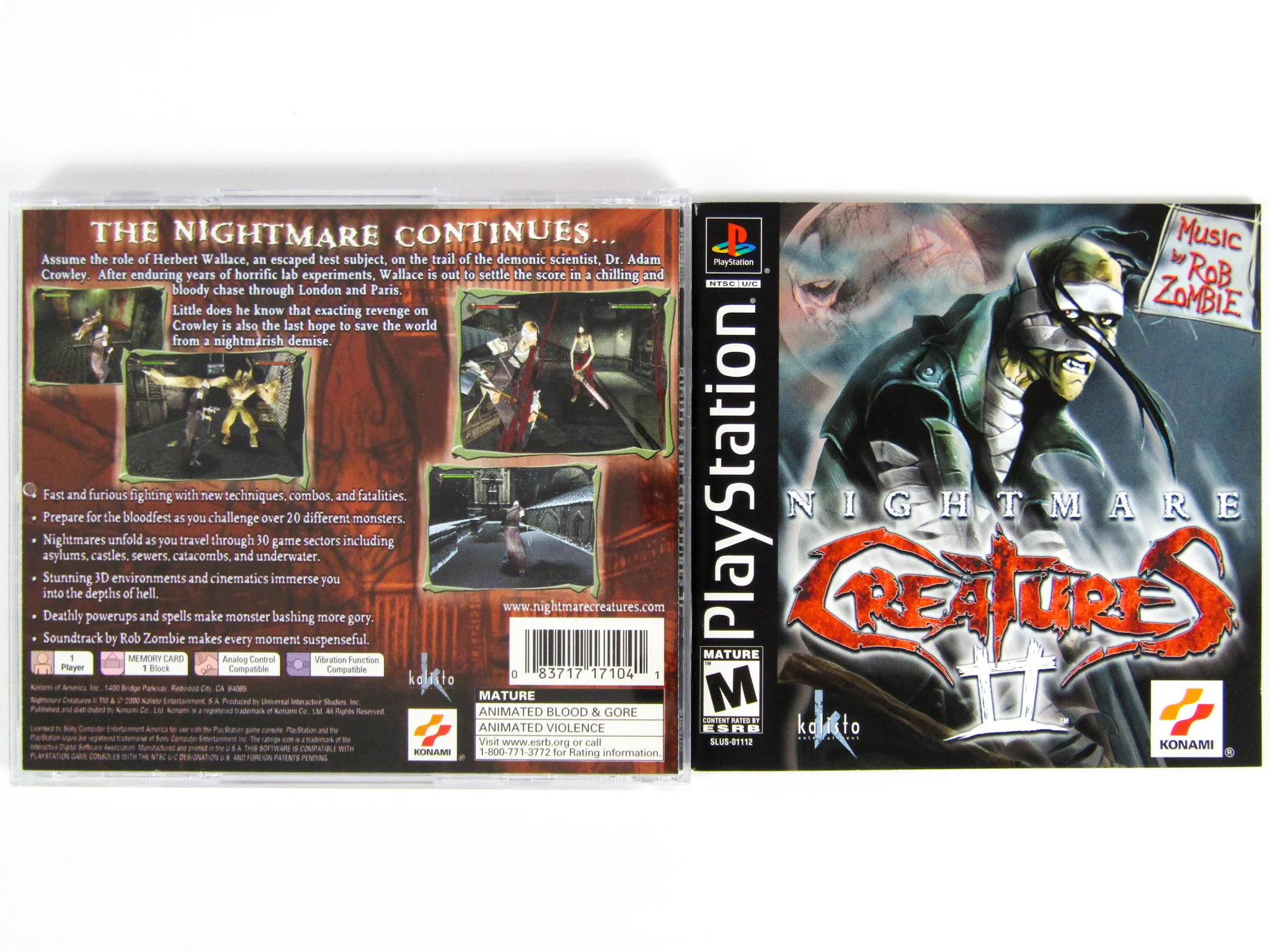 Nightmare Creatures II 2 (PlayStation / PS1) - Image 2