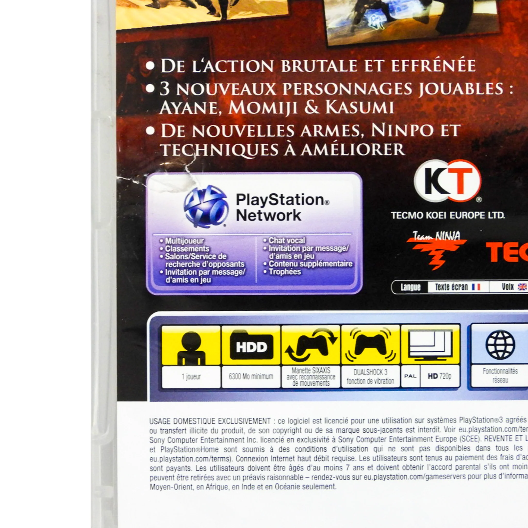 Ninja Gaiden 3: Razor's Edge [PAL] (PlayStation 3 / PS3) - Image 2