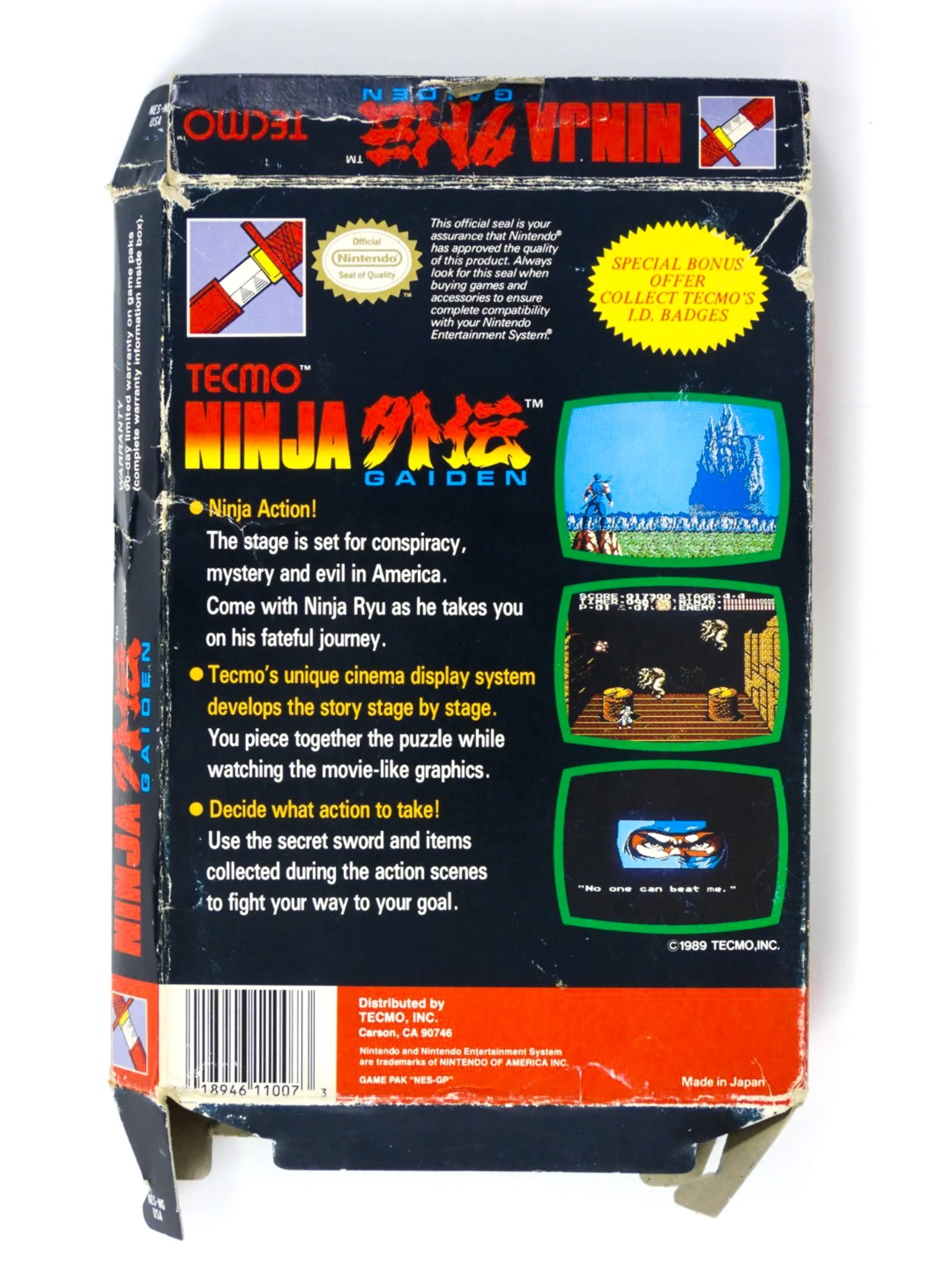 Ninja Gaiden [Box] (Nintendo / NES) - Image 2