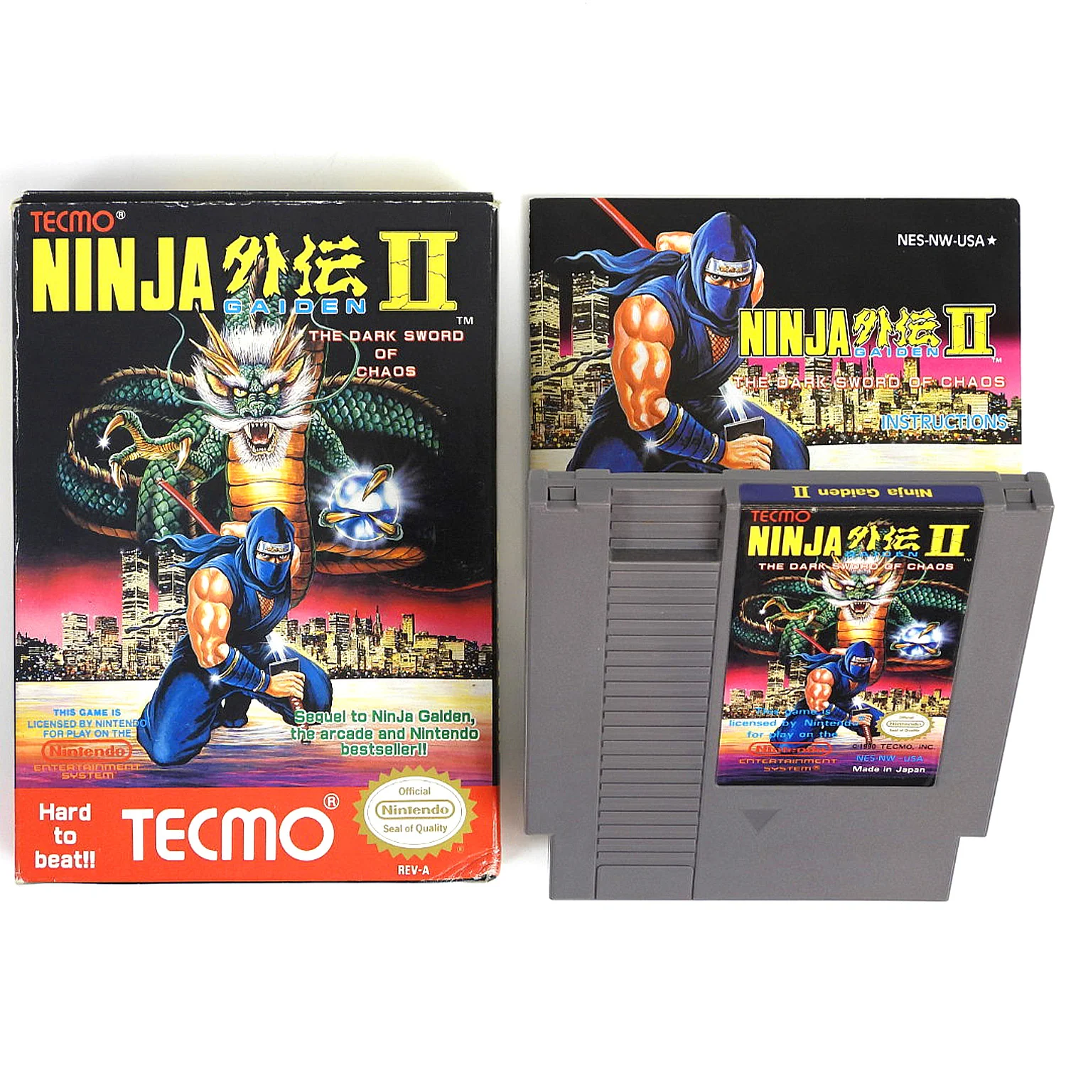 Ninja Gaiden II 2 The Dark Sword of Chaos (Nintendo / NES)