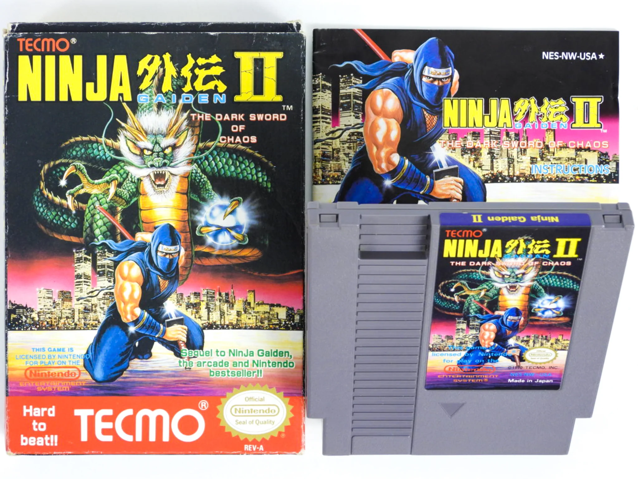 Ninja Gaiden II 2 The Dark Sword of Chaos (Nintendo / NES) - Image 4