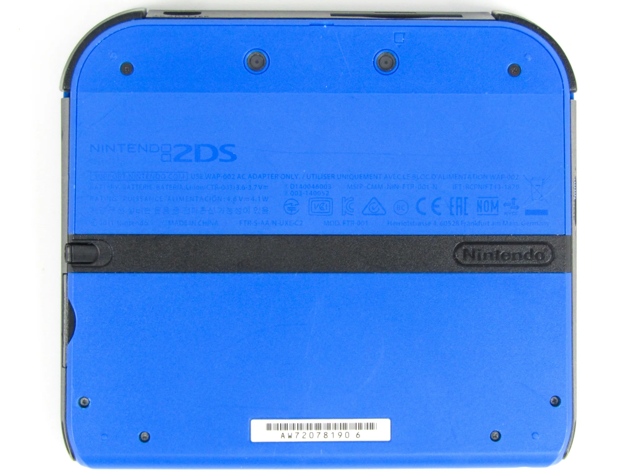 Nintendo 2DS System Electric Blue [Version 2] - Image 2