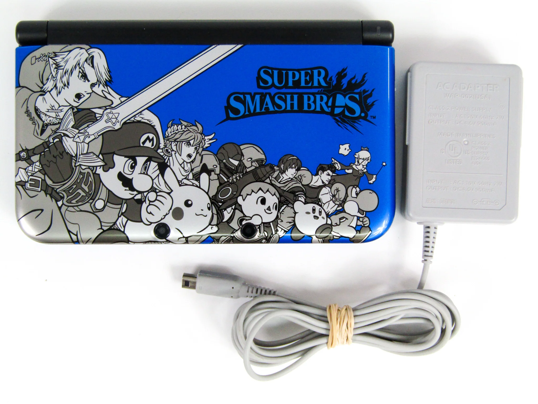 Nintendo 3DS XL System Blue [Super Smash Limited Edition] - Image 3