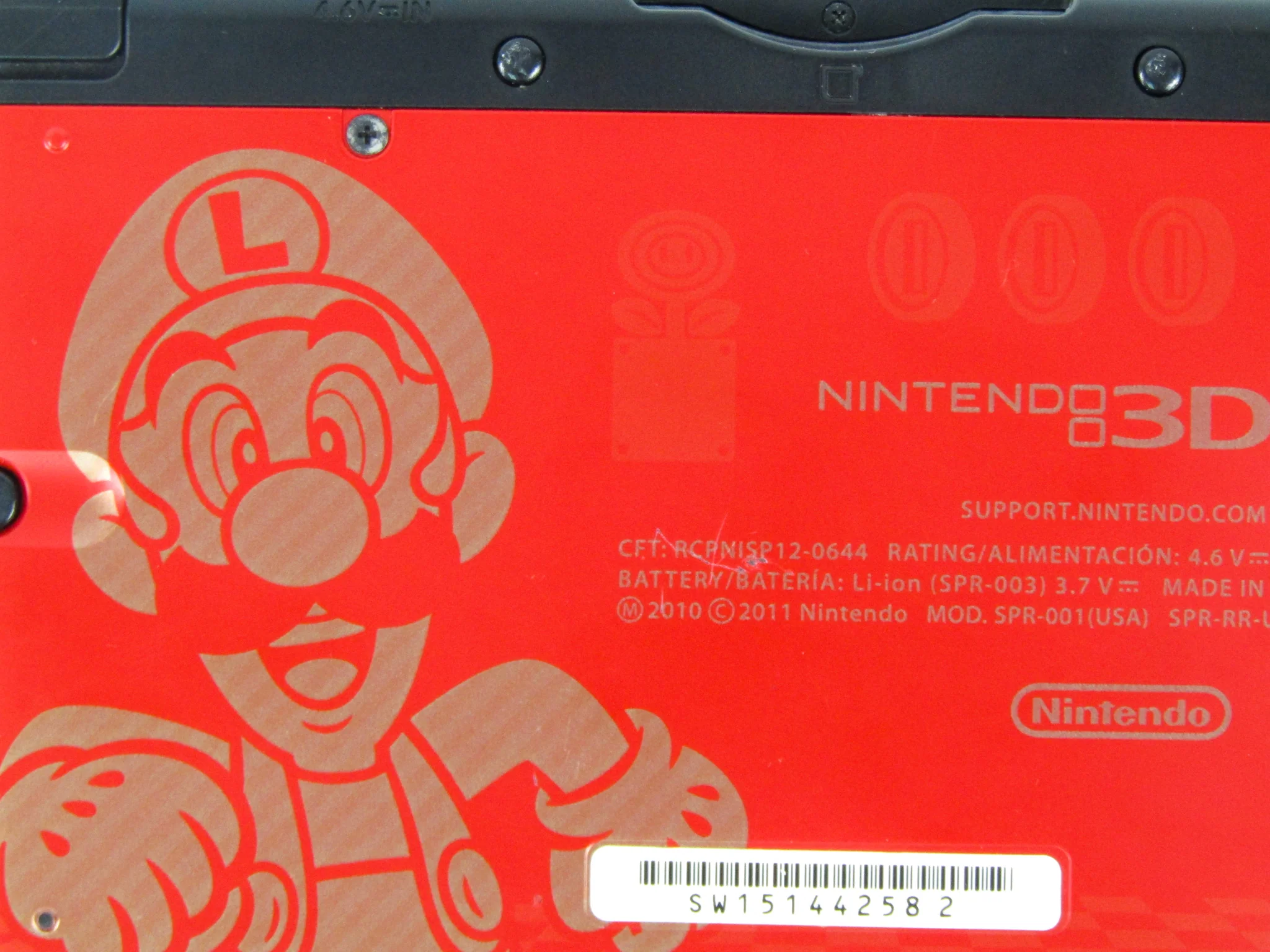 Nintendo 3DS XL System [Super Mario Bros 2 Limited Edition] - Image 6