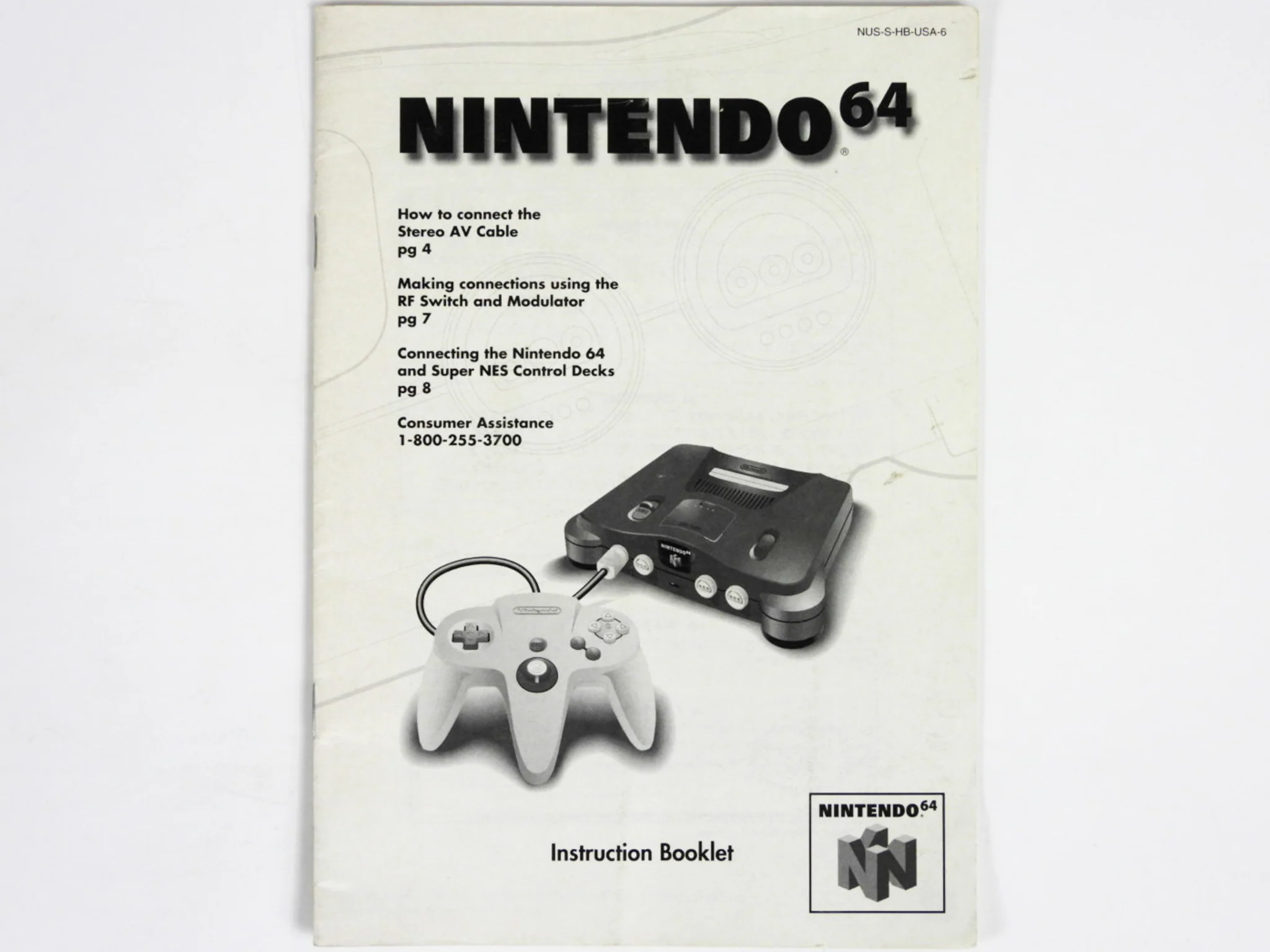 Nintendo 64 Instruction Booklet [Manual] (Nintendo 64 / N64) - Image 5