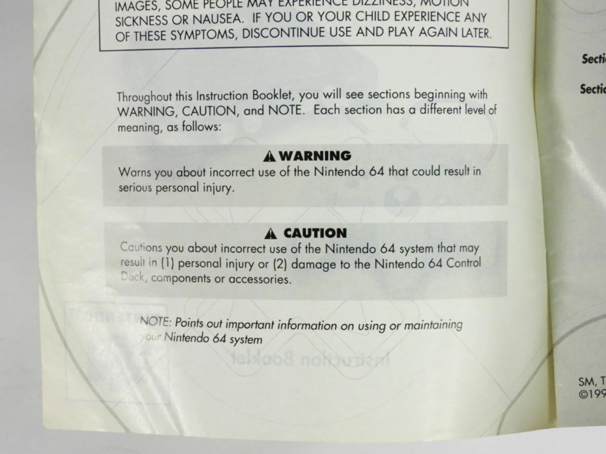 Nintendo 64 Instruction Booklet [Manual] (Nintendo 64 / N64) - Image 6