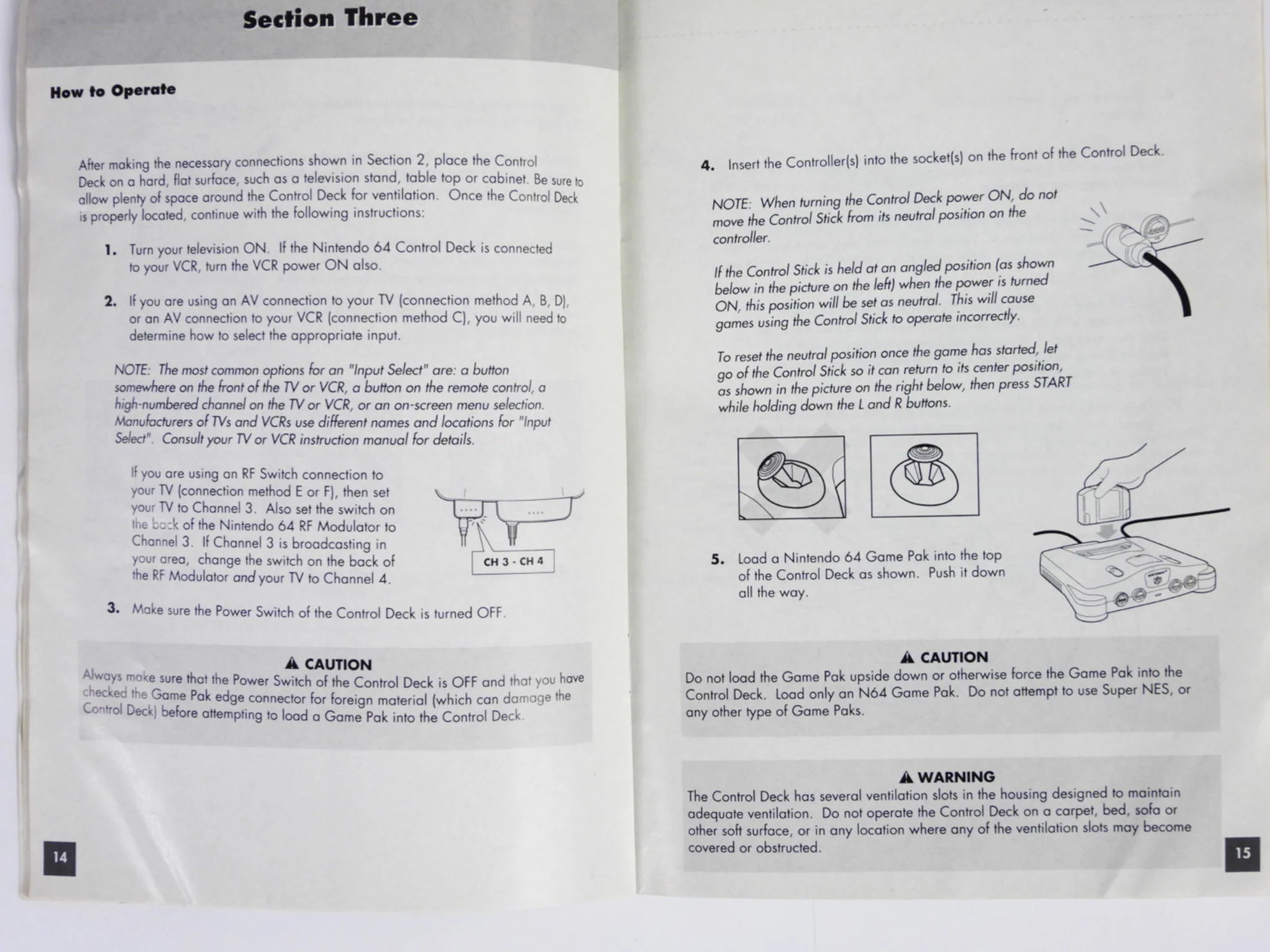 Nintendo 64 Instruction Booklet [Manual] (Nintendo 64 / N64) - Image 8