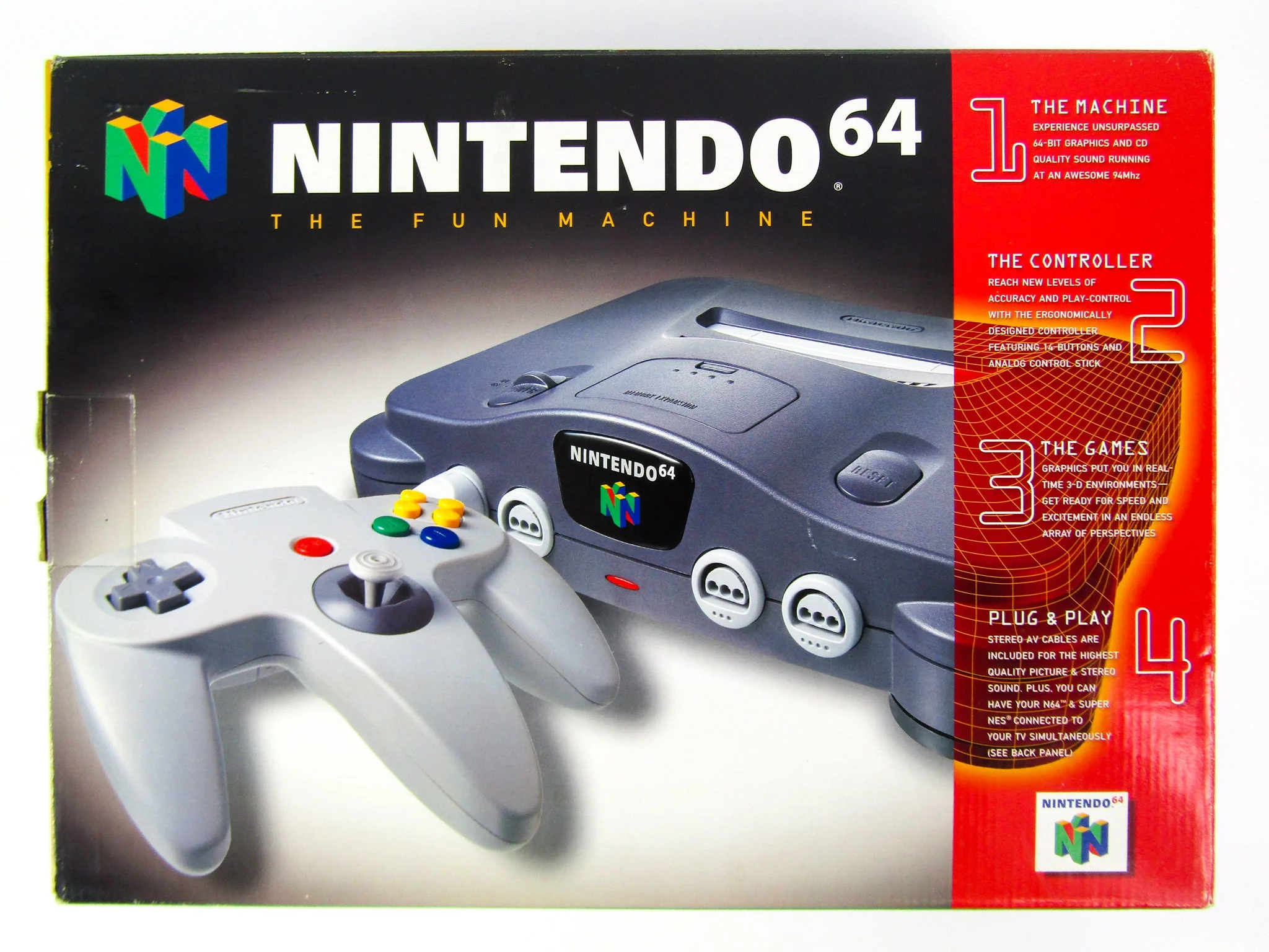 Nintendo 64 System [Gray Controller] (N64) - Image 10