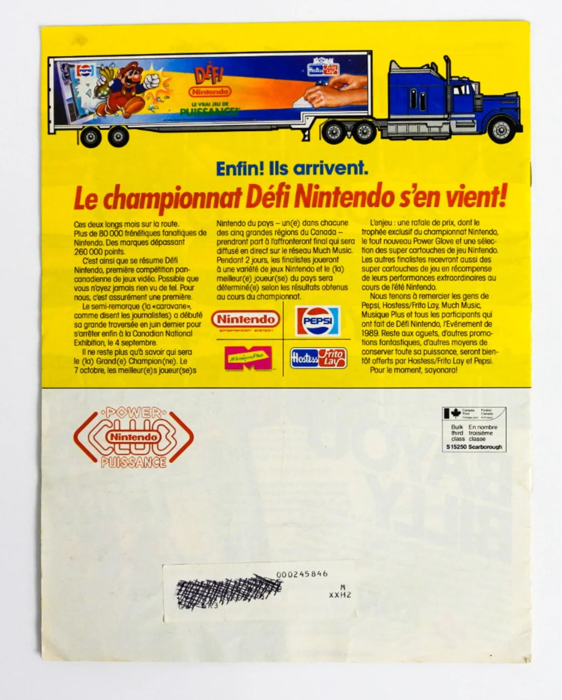 Nintendo Flash Puissance [French Version] [Été / Automne 1989] [Nintendo Power Flash] (Magazines) - Image 2