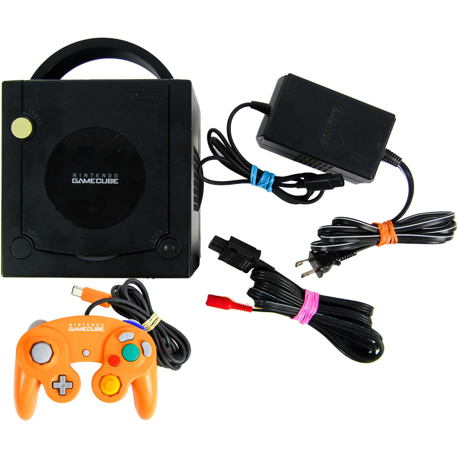 Nintendo GameCube System [DOL-001] Black with 1 Unassorted Controller - Image 5