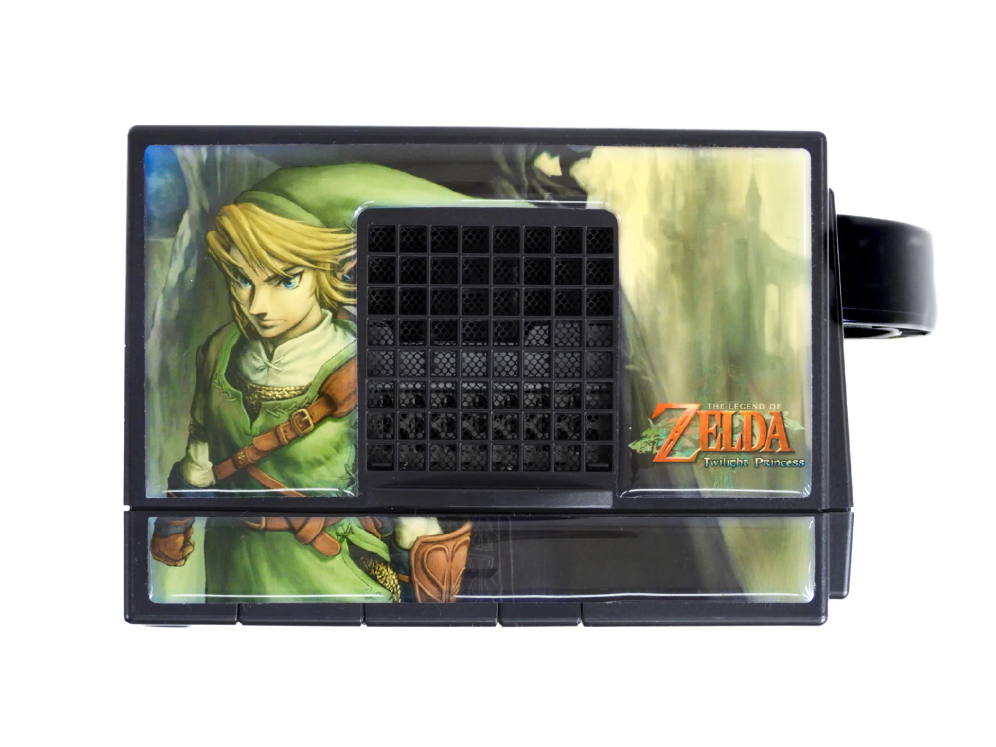 Nintendo GameCube System [DOL-101] Black with 1 Assorted Controller [Zelda Twilight Princess Stickers] - Image 4