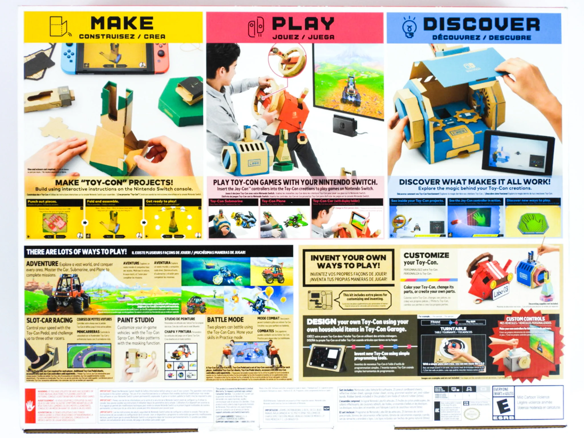 Nintendo Labo Toy-Con 03 Vehicle Kit (Nintendo Switch) - Image 2