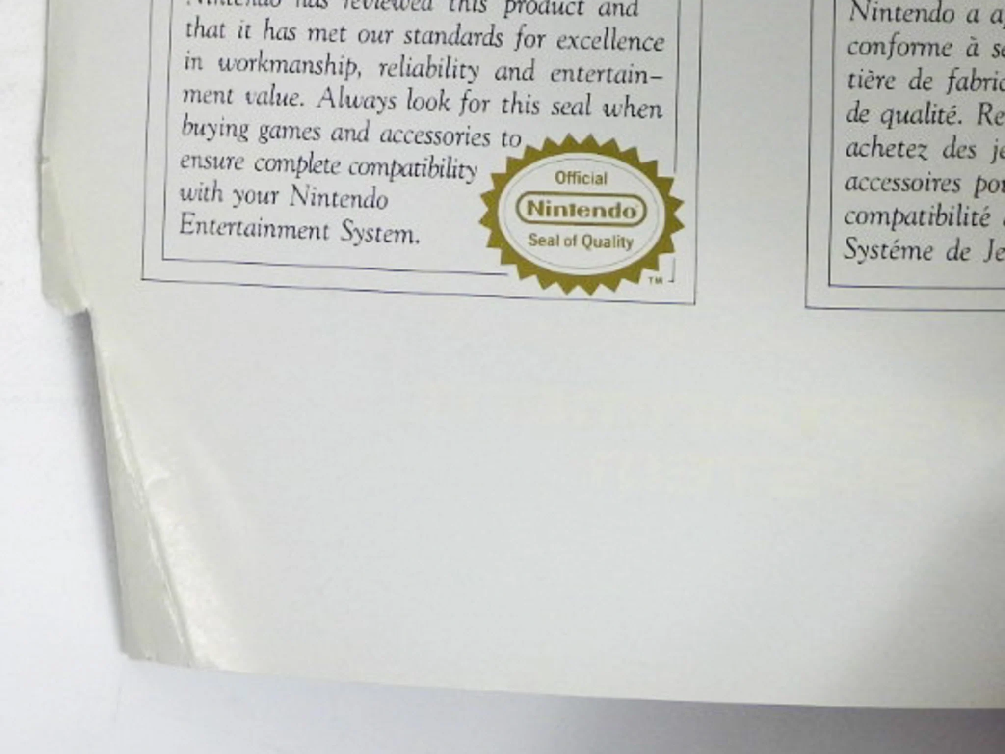 Nintendo NES Control Deck Incredible Fun Booklet [French Version] [Manual] (Nintendo / NES) - Image 8