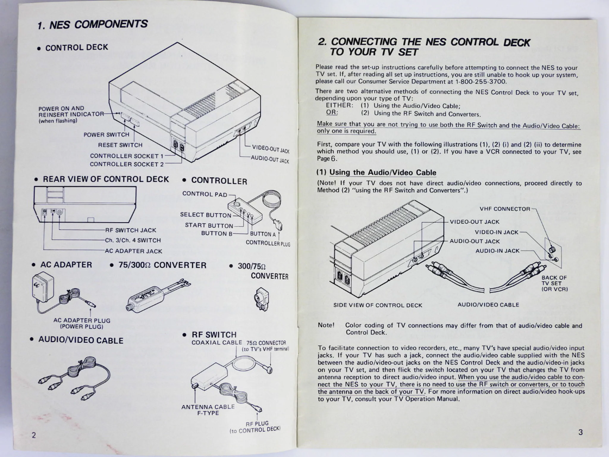 Nintendo NES Control Deck Instruction Booklet [Manual] (Nintendo / NES) - Image 5