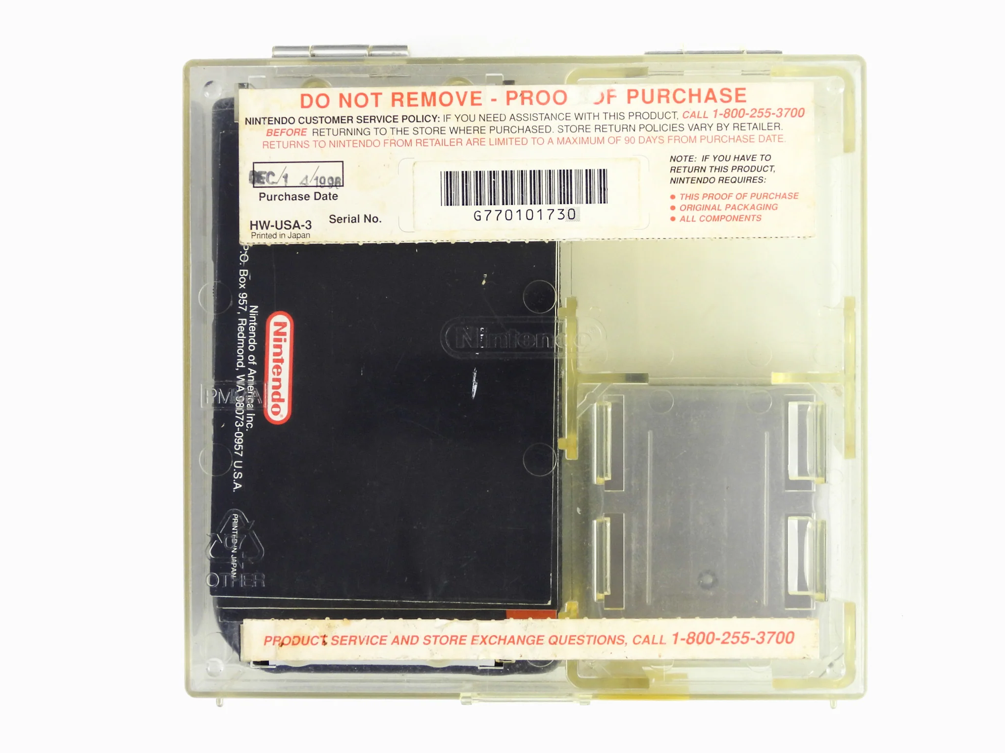 Nintendo Original Game Boy System [Play It Loud] Black - Image 2