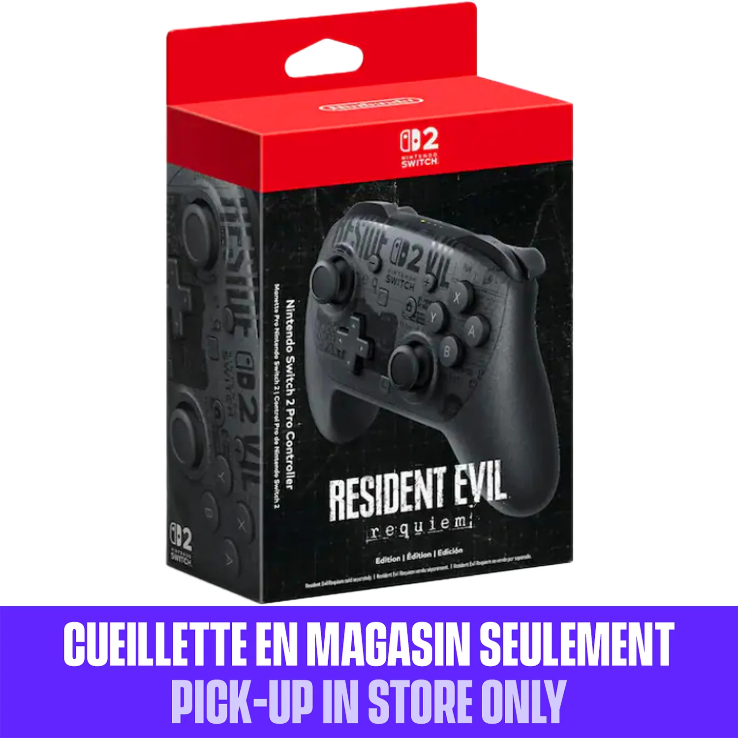 Nintendo Switch 2 Pro Controller [Resident Evil Requiem Edition]