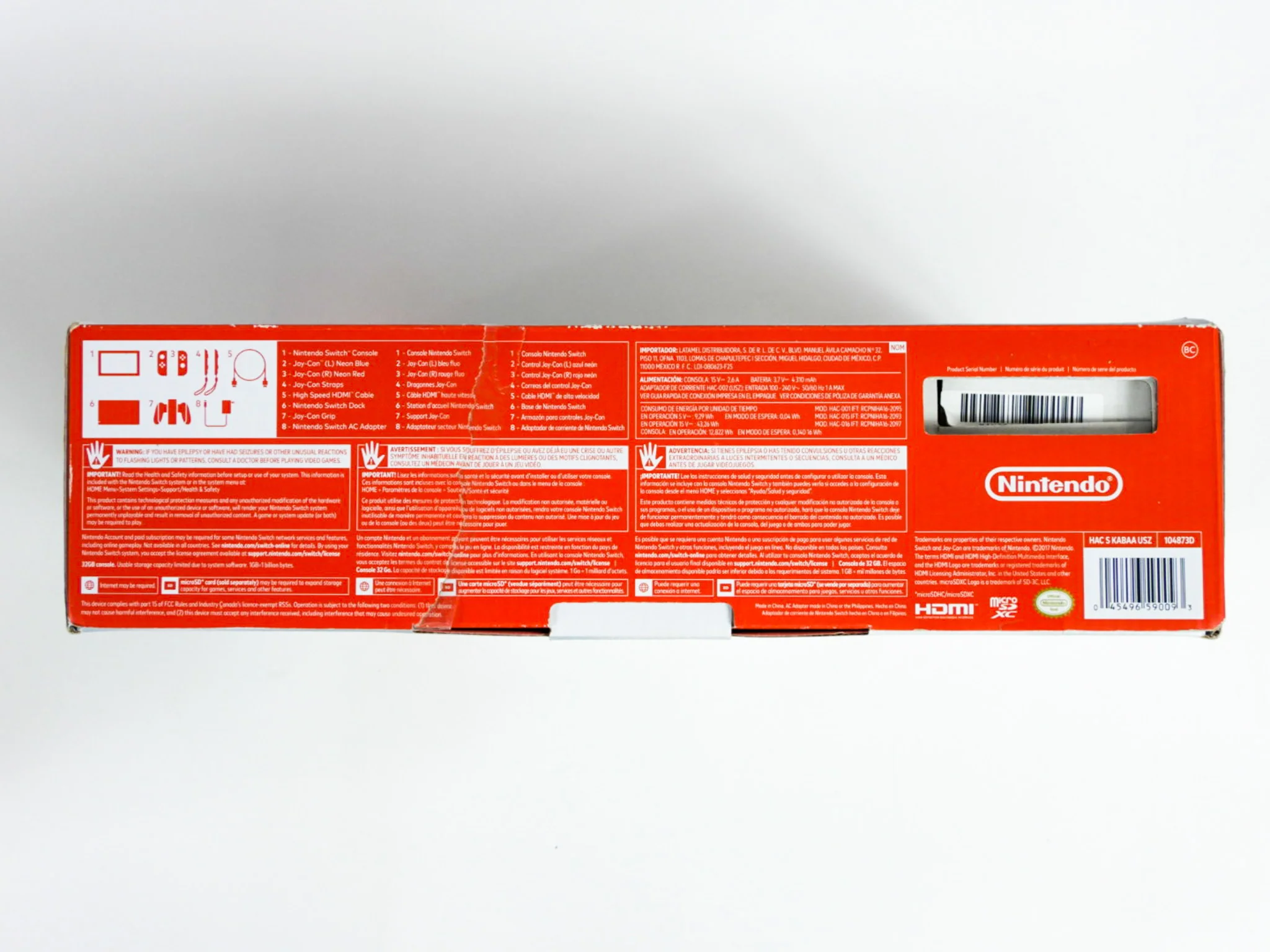 Nintendo Switch + Blue And Red Joy-Con [HAC-001] - Image 19