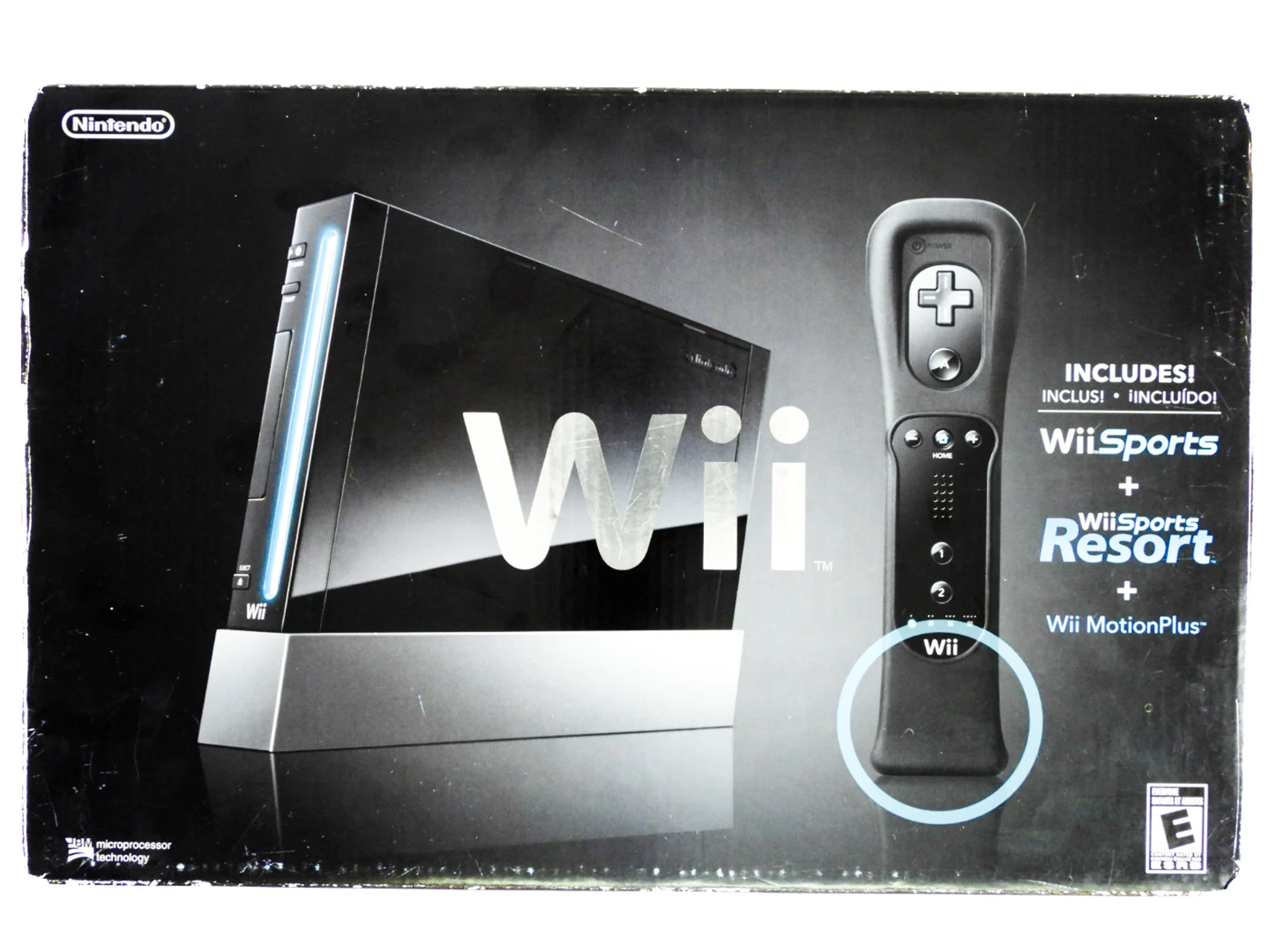 Nintendo Wii System [Wii Sports + Wii Sports Resort + Wii Motion Plus] [RVL-001] Black - Image 8