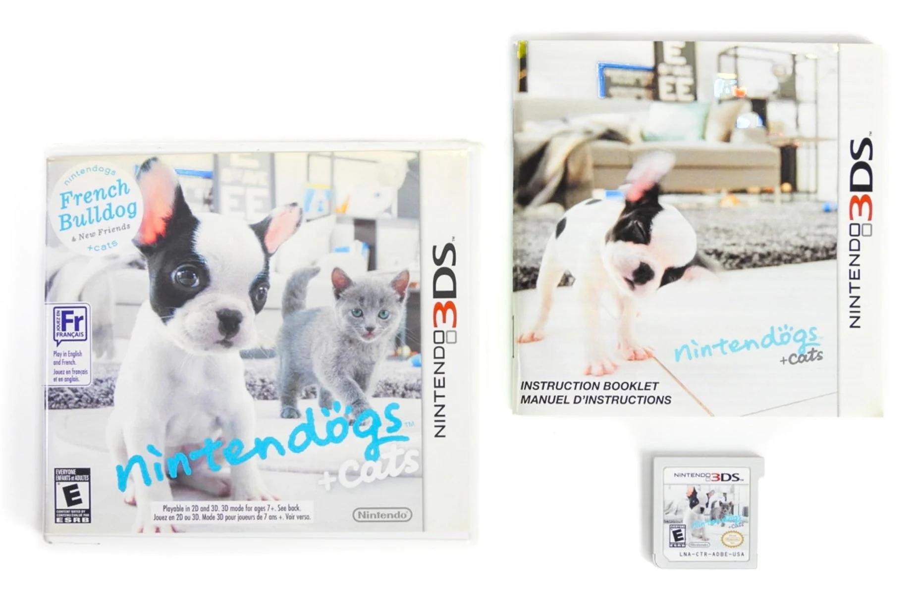 Nintendogs + Cats: French Bulldog & New Friends (Nintendo 3DS) - Image 2
