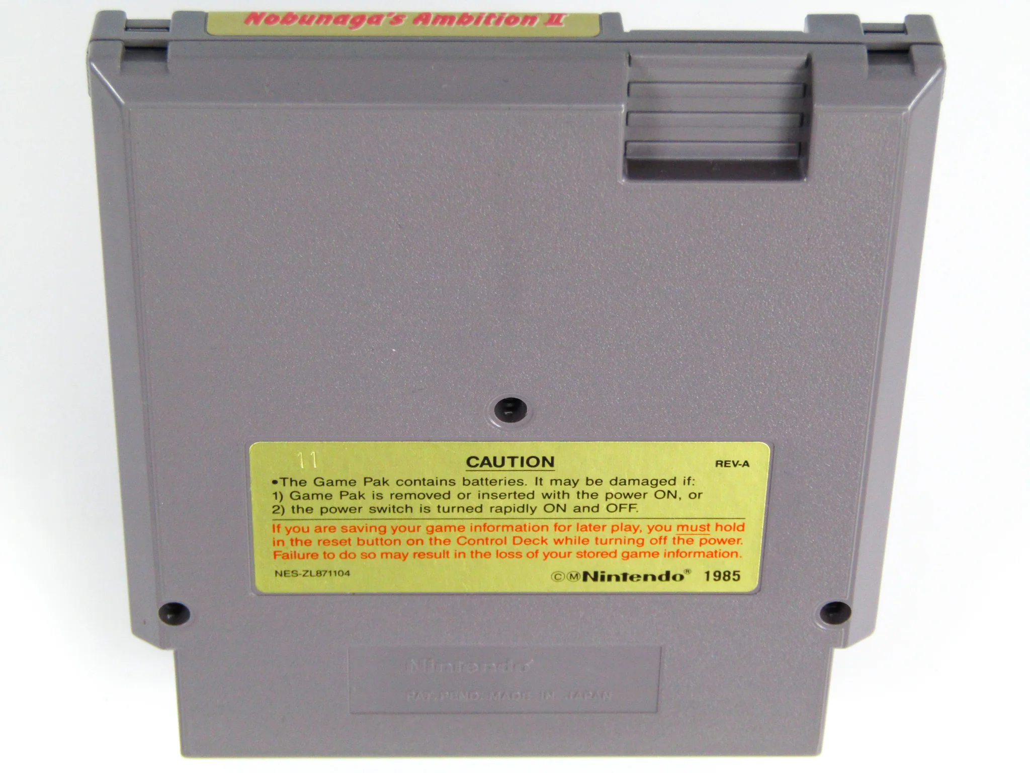 Nobunaga's Ambition 2 (Nintendo / NES) - Image 2