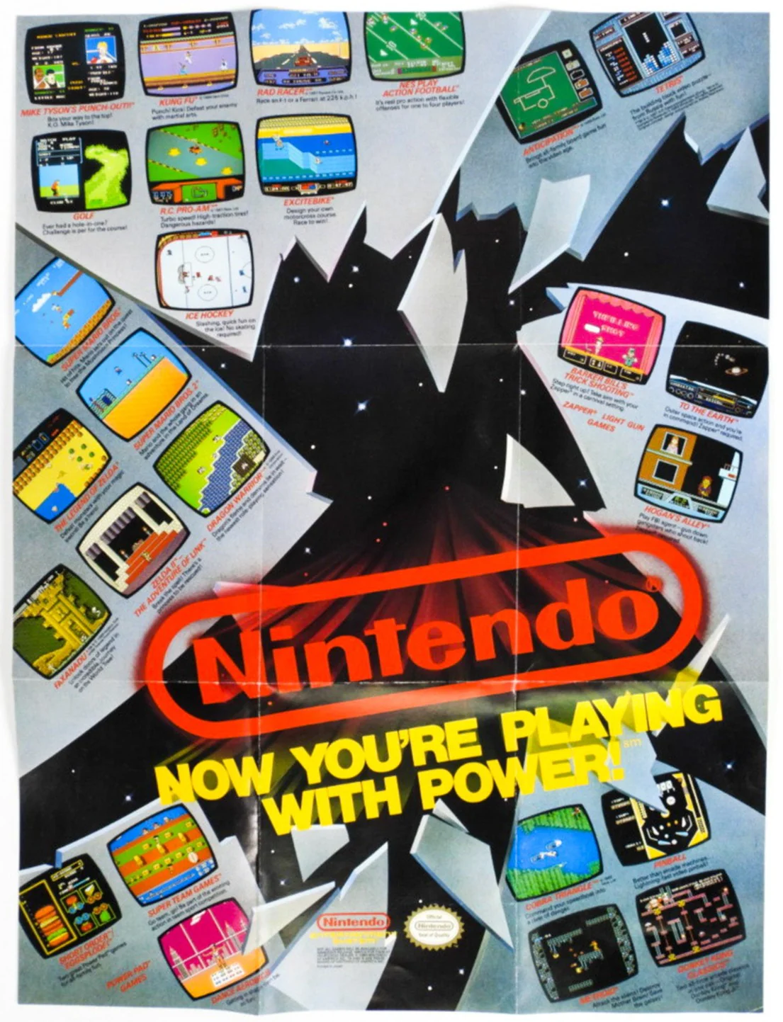 Now You're Playing With Power 1988 [Poster] (Nintendo / NES) - Image 2
