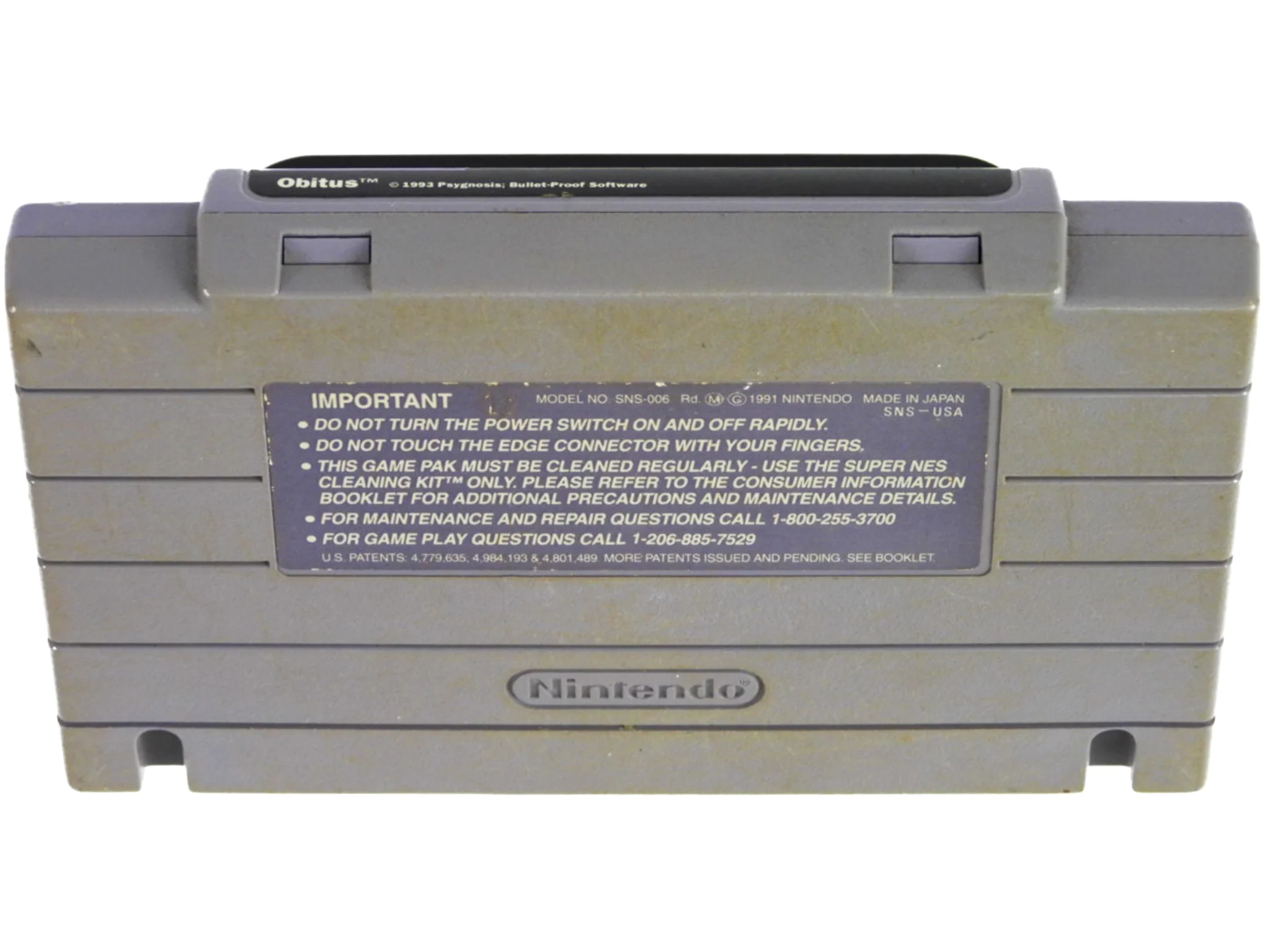 Obitus (Super Nintendo / SNES) - Image 2