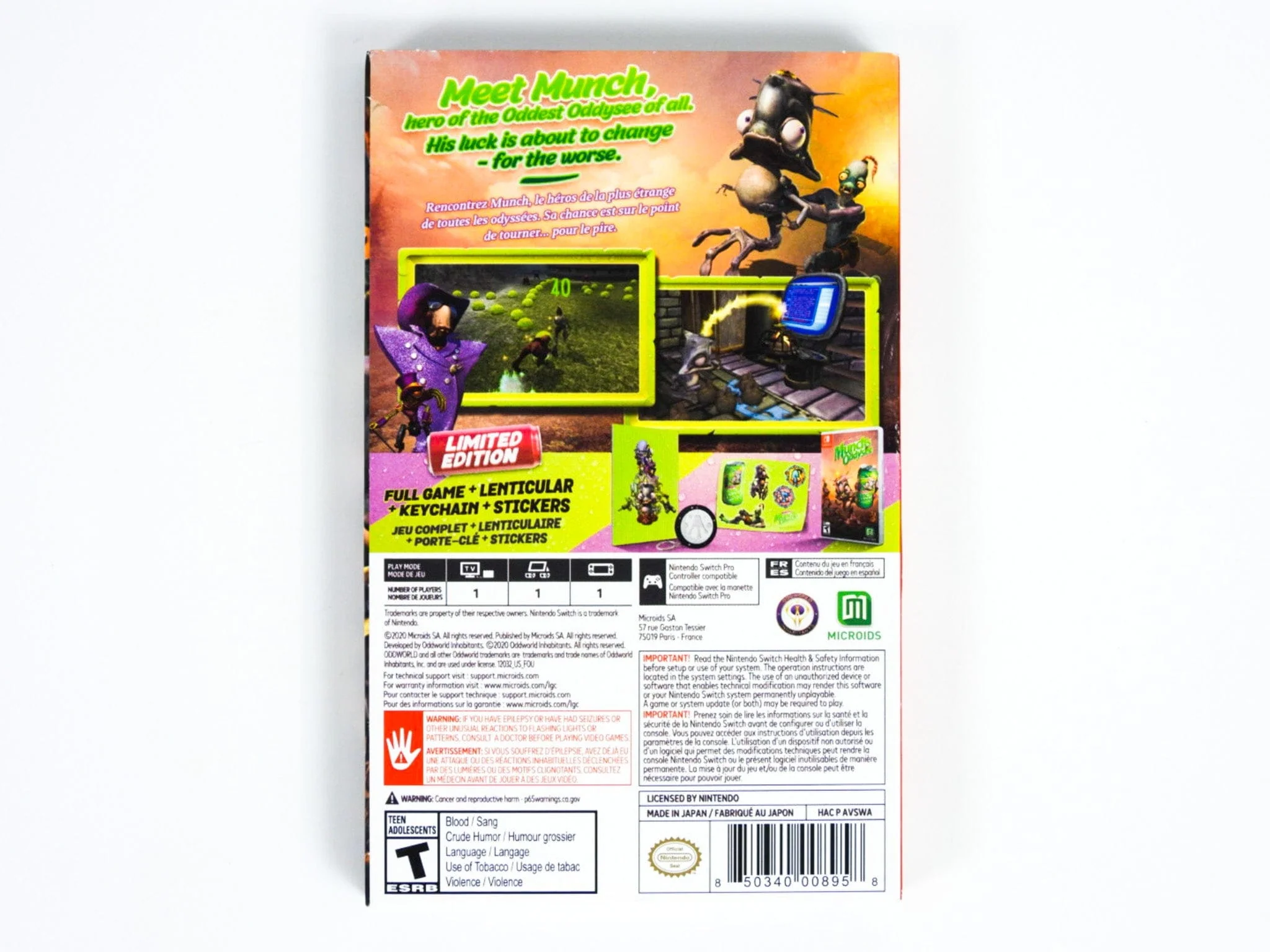 Oddworld Munch’s Oddysee [Limited Edition] (Nintendo Switch) - Image 2