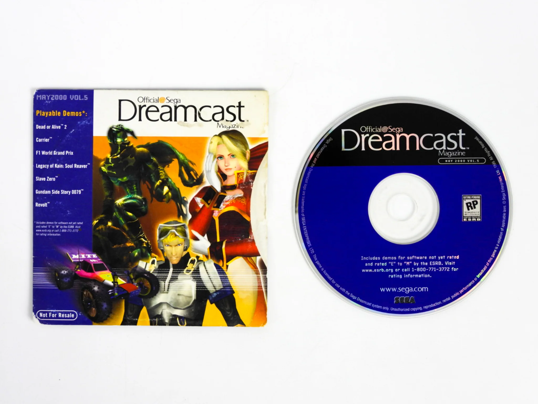 Official Sega Dreamcast Magazine Disc Volume 5 [May 2000] (Sega Dreamcast) - Image 2