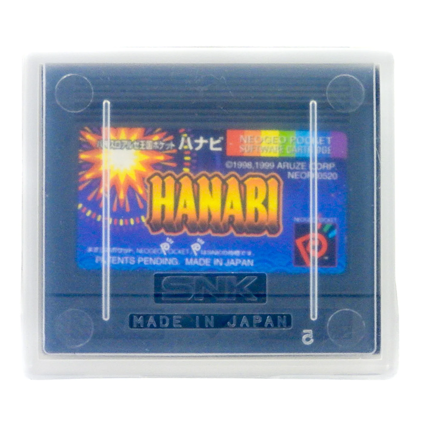 Official Neo Geo Pocket Plastic Cartridge Case