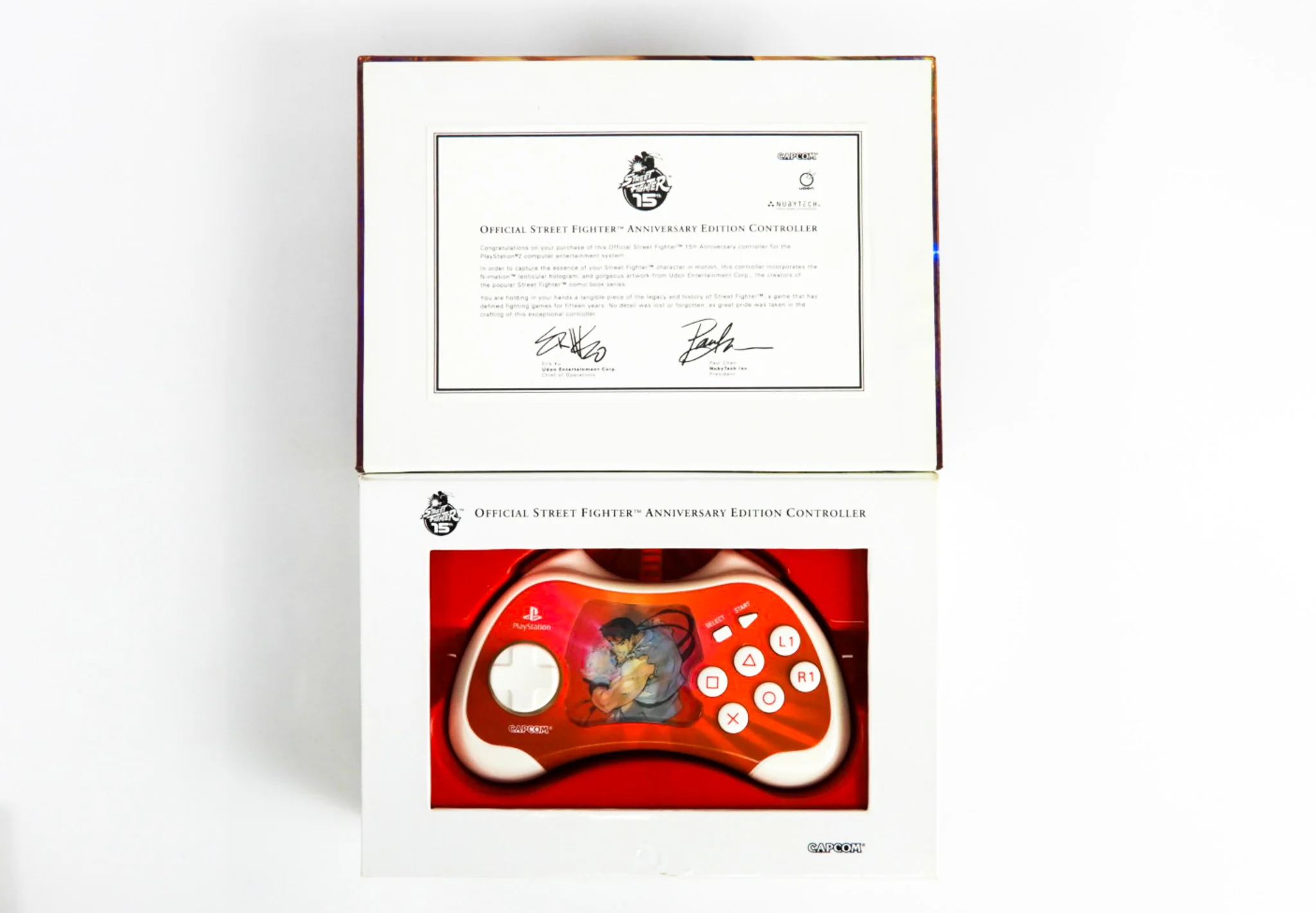 Official Street Fighter 15th Anniversary Ryu Controller (PlayStation 2 / PS2) - Image 3
