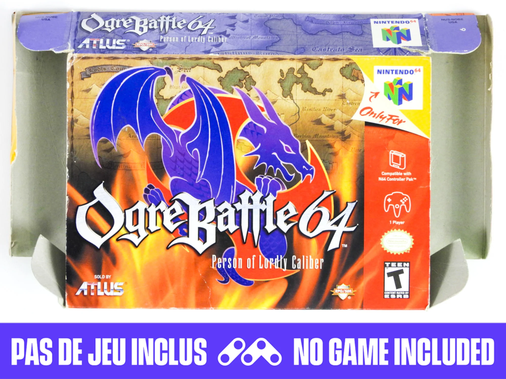 Ogre Battle 64: Person Of Lordly Caliber [Box] (Nintendo 64 / N64)