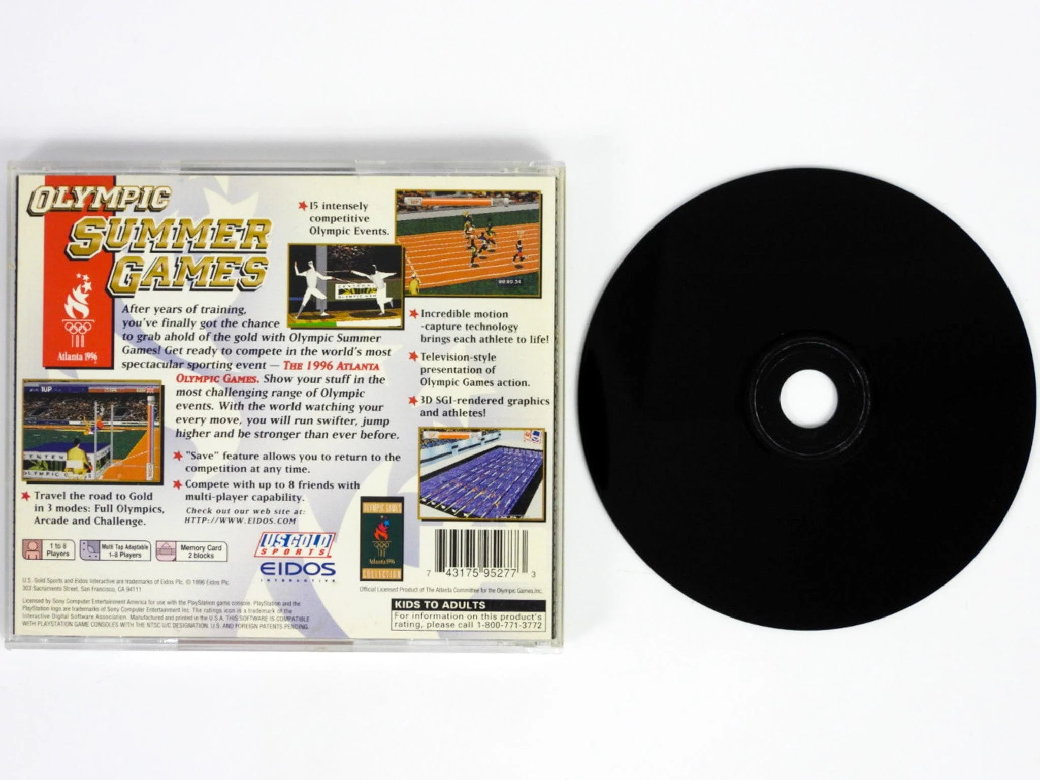 Olympic Summer Games Atlanta 96 (PlayStation / PS1) - Image 2