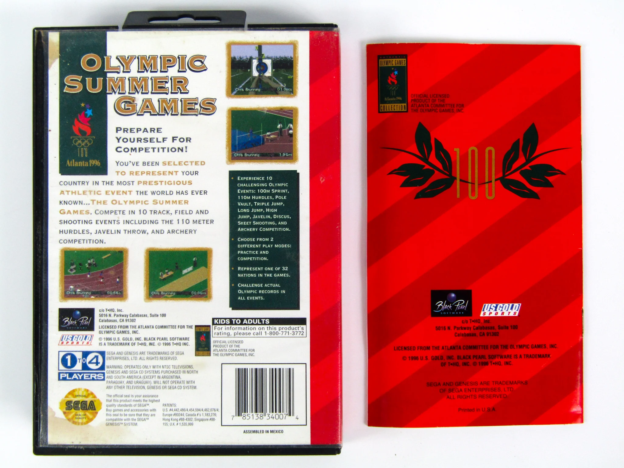 Olympic Summer Games Atlanta 96 (Sega Genesis) - Image 3