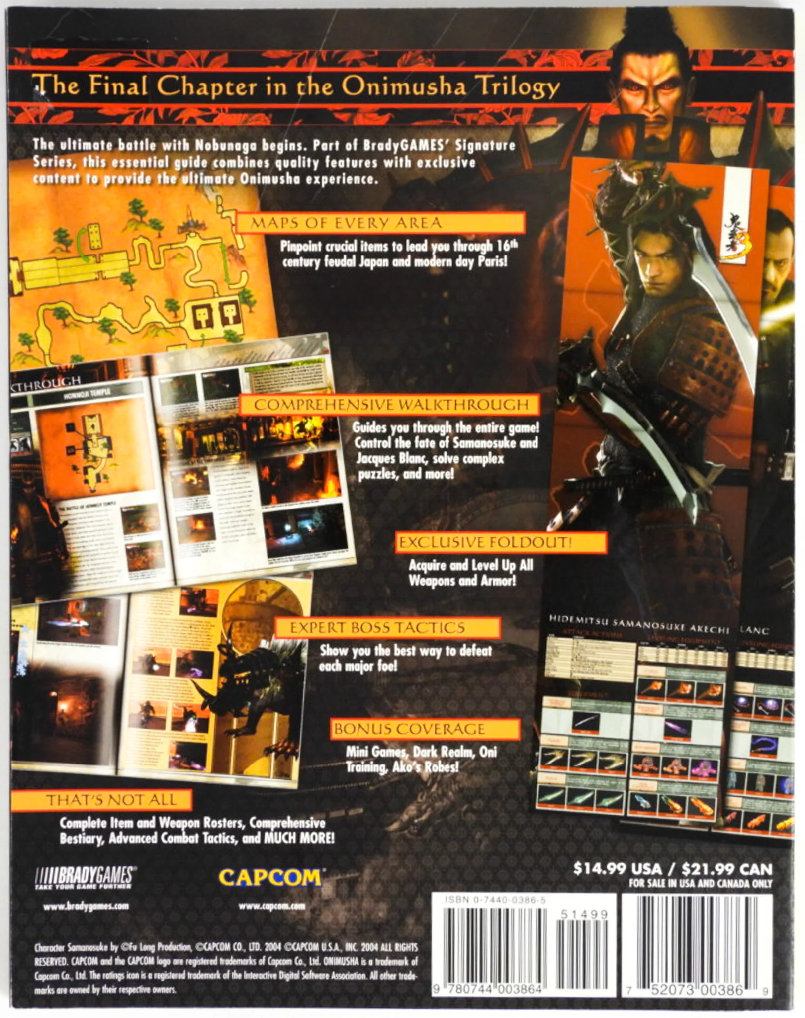 Onimusha 3: Demon Siege Official Strategy [Signature Series] [Brady Games] (Game Guide) - Image 2