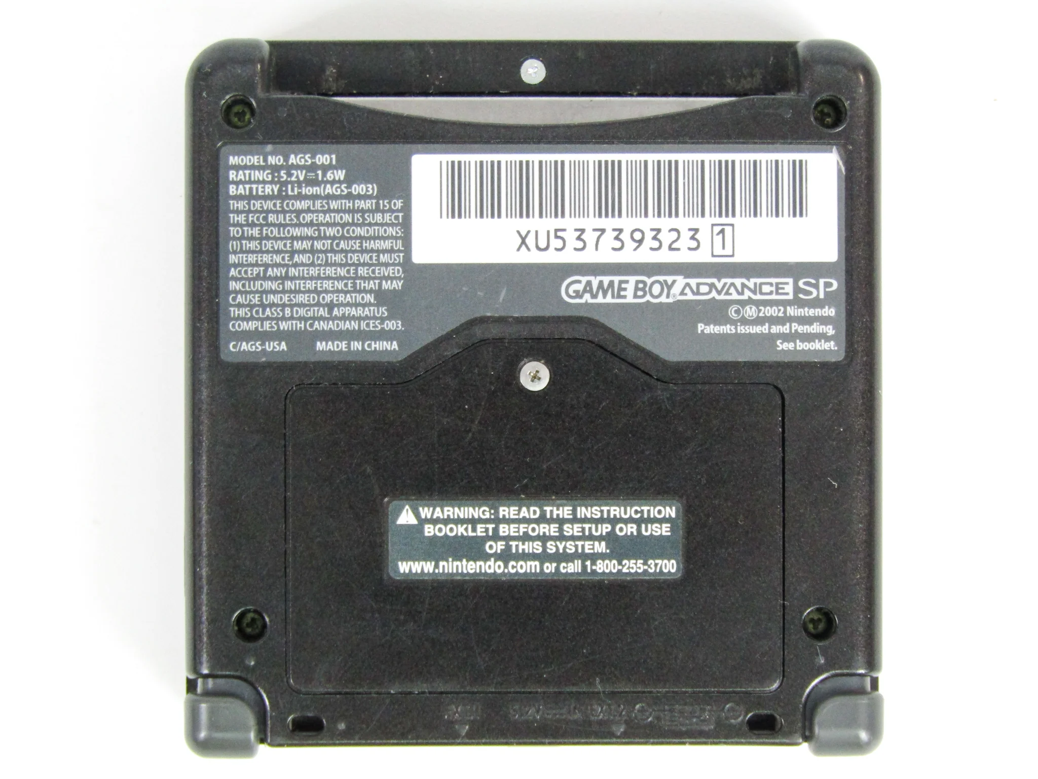 Nintendo Game Boy Advance SP System [AGS-001] Onyx (GBA) - Image 10