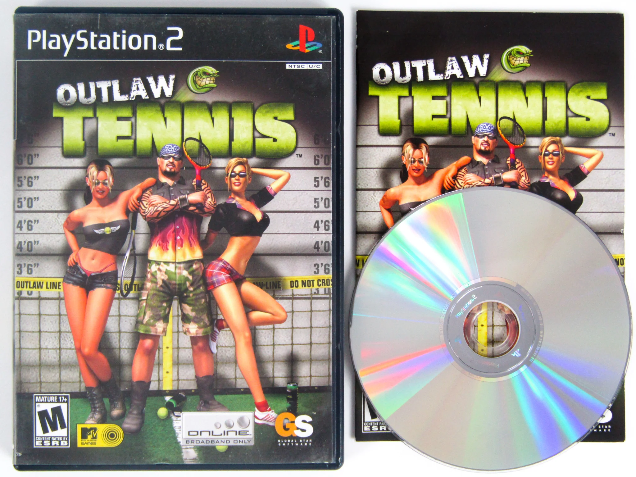 Outlaw Tennis (PlayStation 2 / PS2) - Image 2