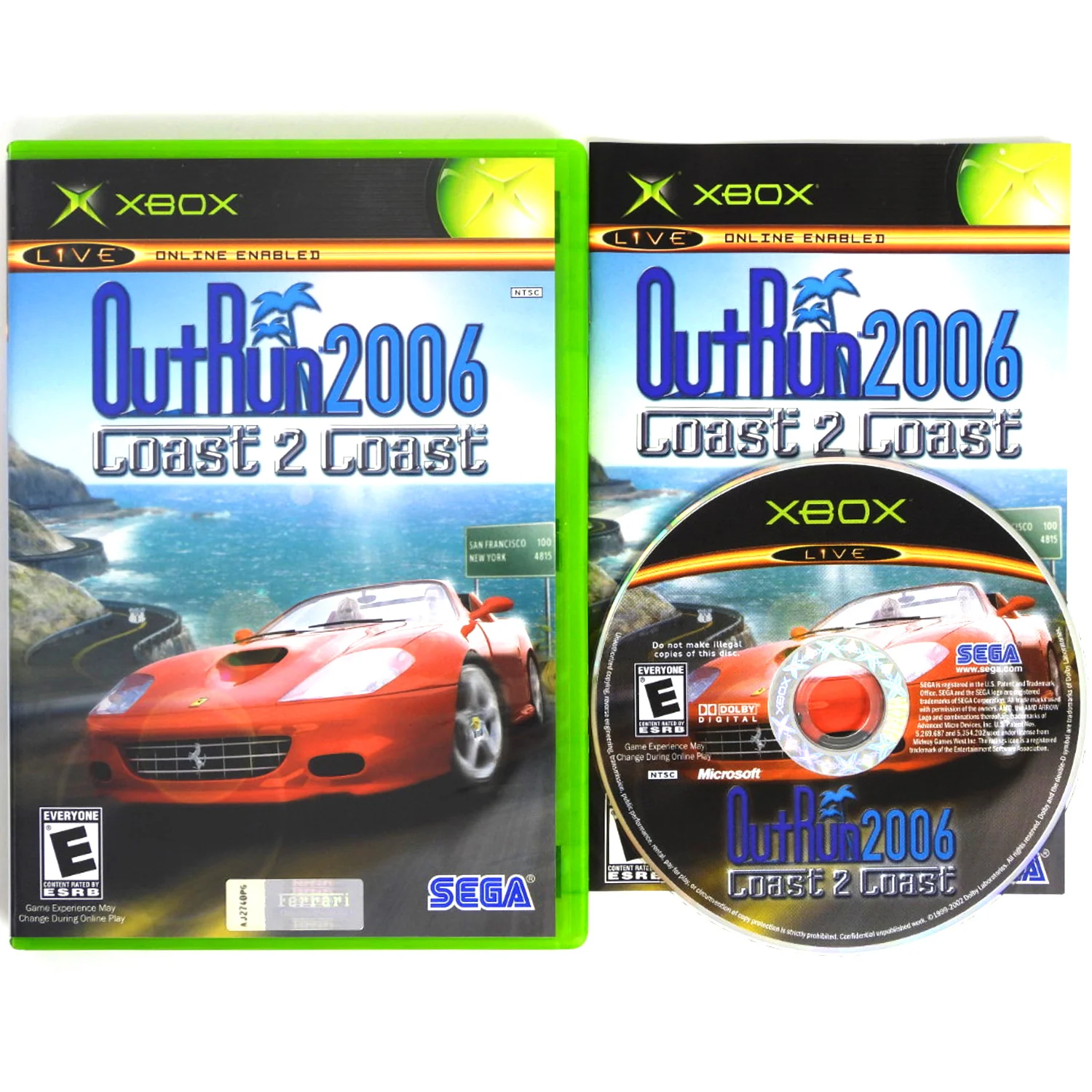 OutRun 2006 Coast 2 Coast (Xbox)