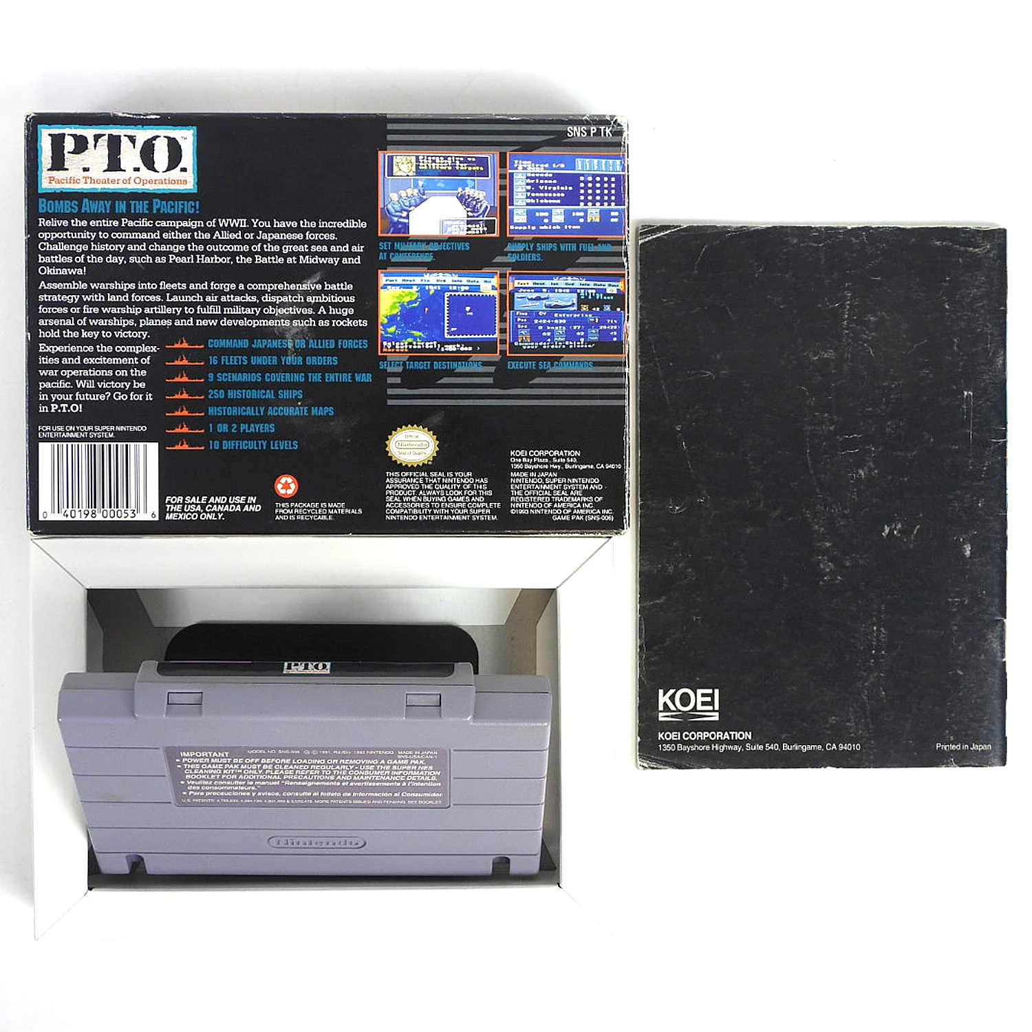 P.T.O. (Super Nintendo / SNES) - Image 2