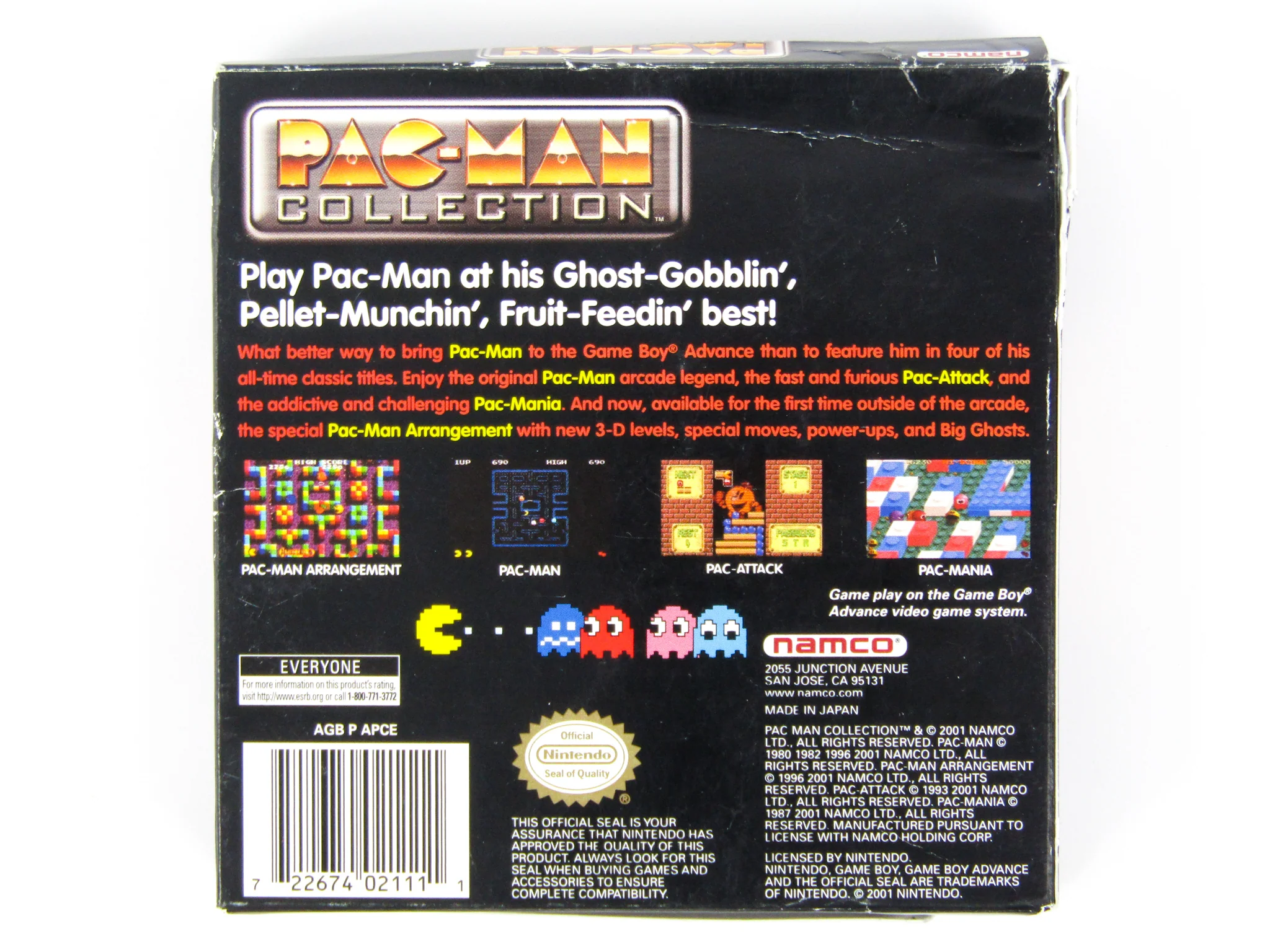 Pac-Man Collection (Nintendo Game Boy Advance / GBA) - Image 4