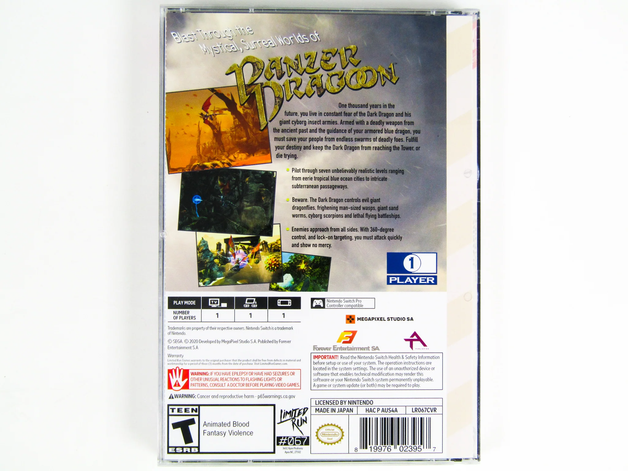 Panzer Dragoon [Classic Edition] [Limited Run Games] (Nintendo Switch) - Image 2