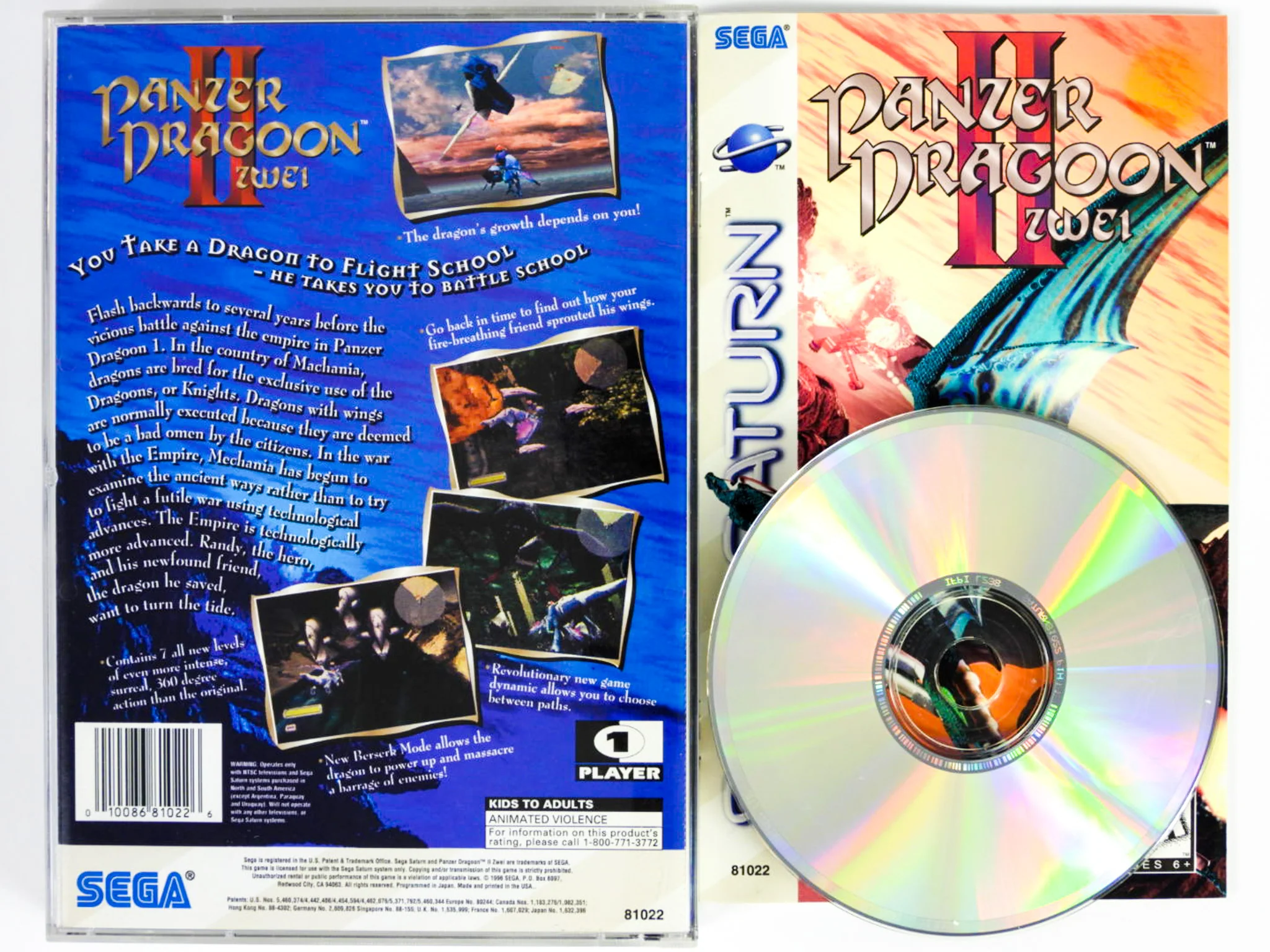 Panzer Dragoon II 2 Zwei (Sega Saturn) - Image 5
