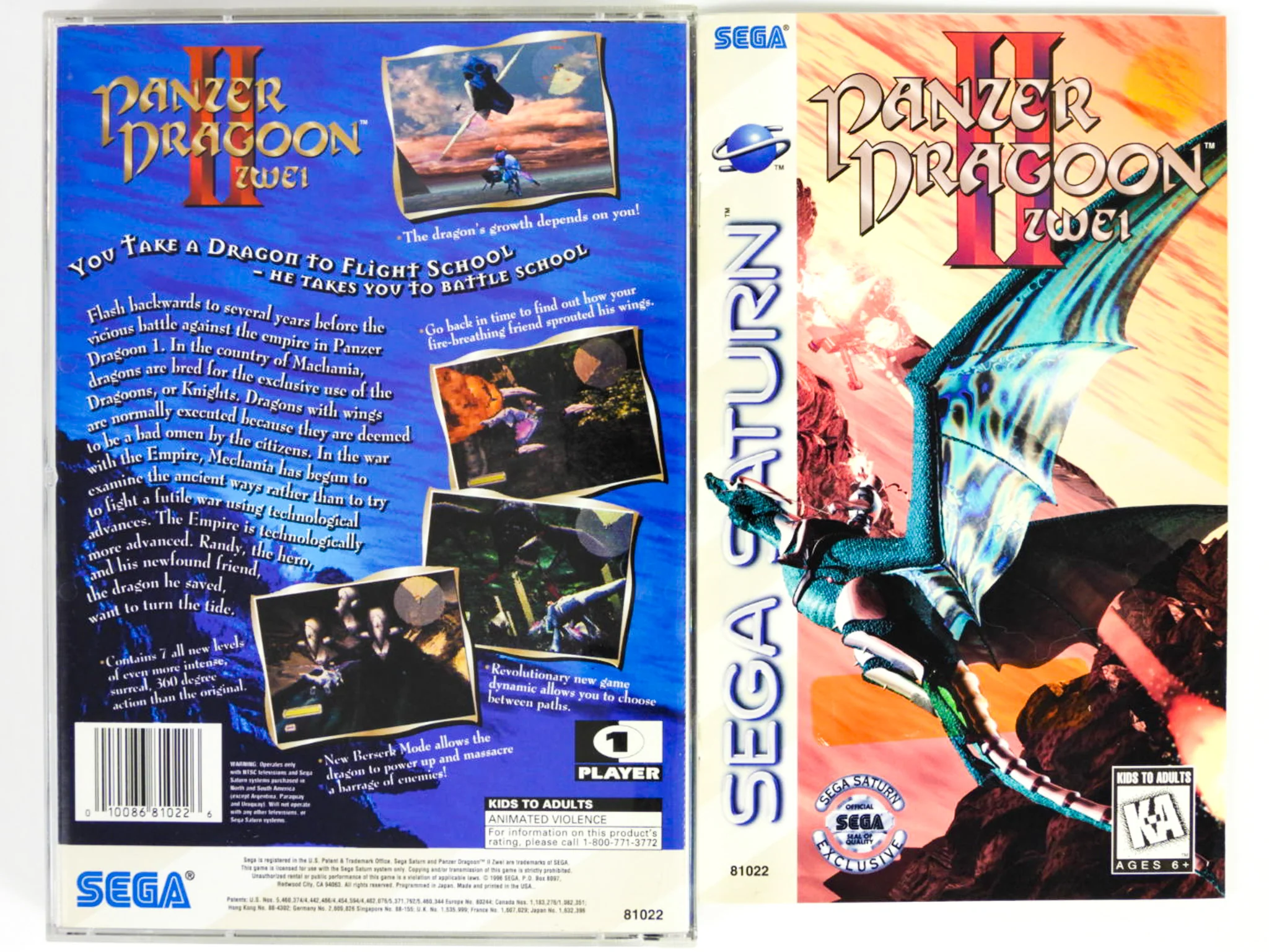 Panzer Dragoon II 2 Zwei (Sega Saturn) - Image 6