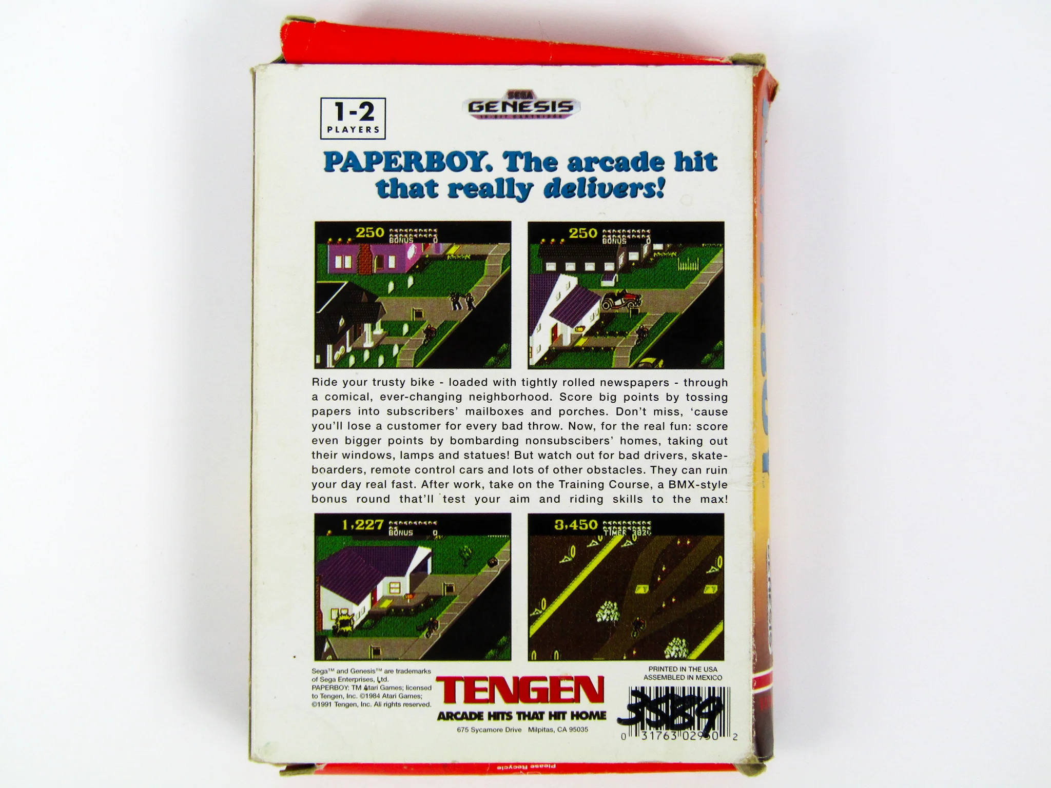 Paperboy [Cardboard Box] (Sega Genesis) - Image 2