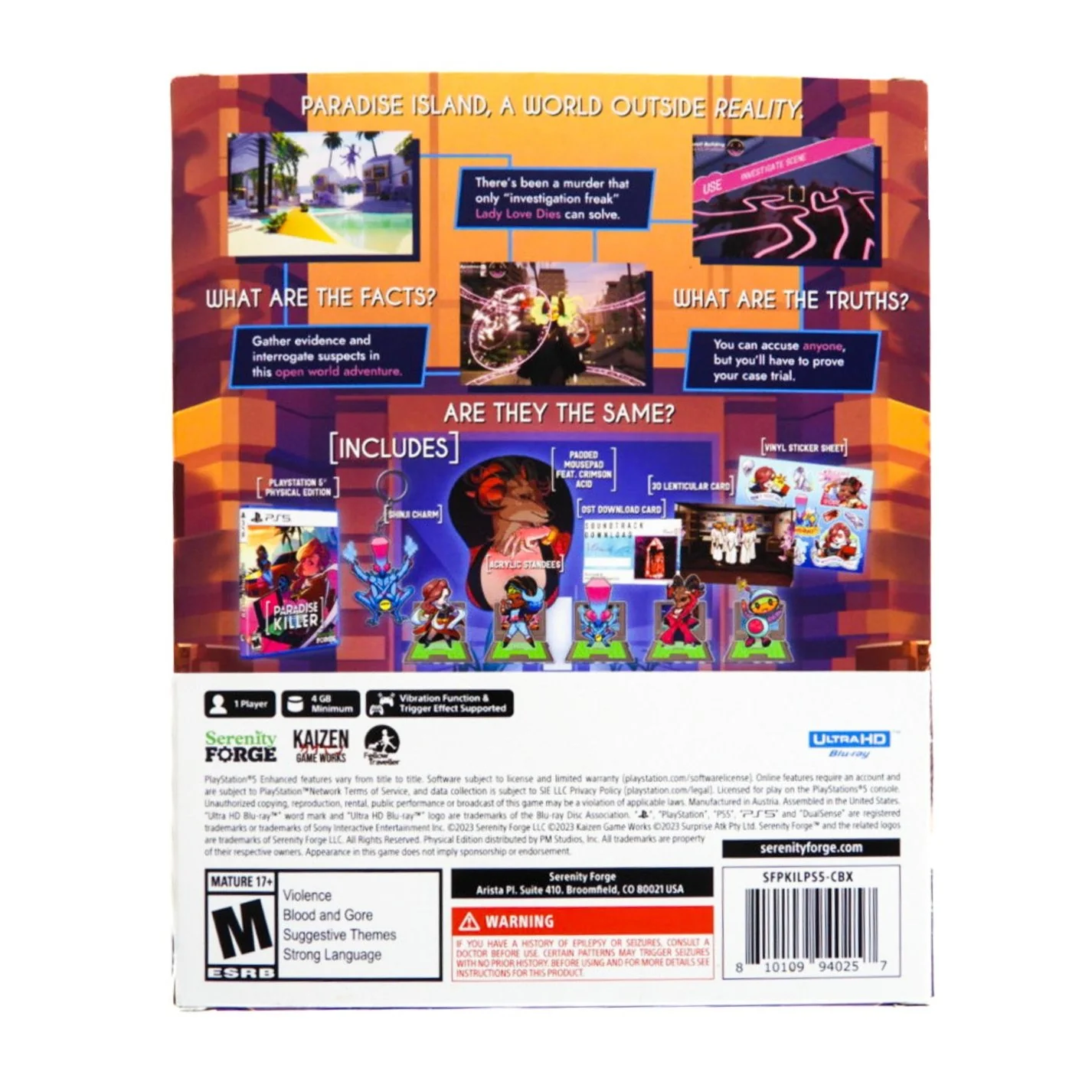 Paradise Killer [Collector's Edition] (PlayStation 5 / PS5) - Image 2