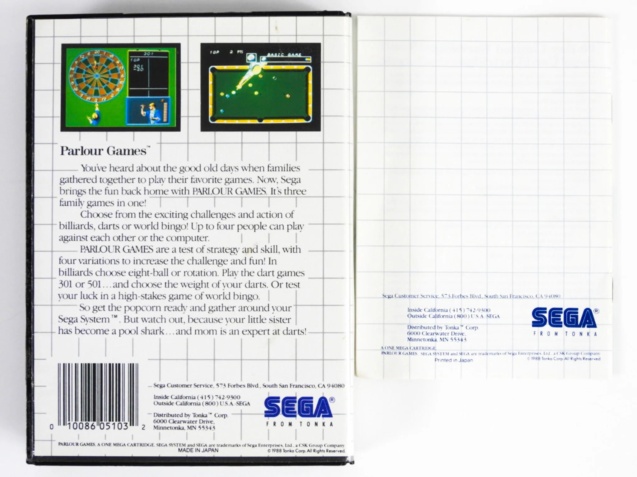 Parlour Games (Sega Master System) - Image 3