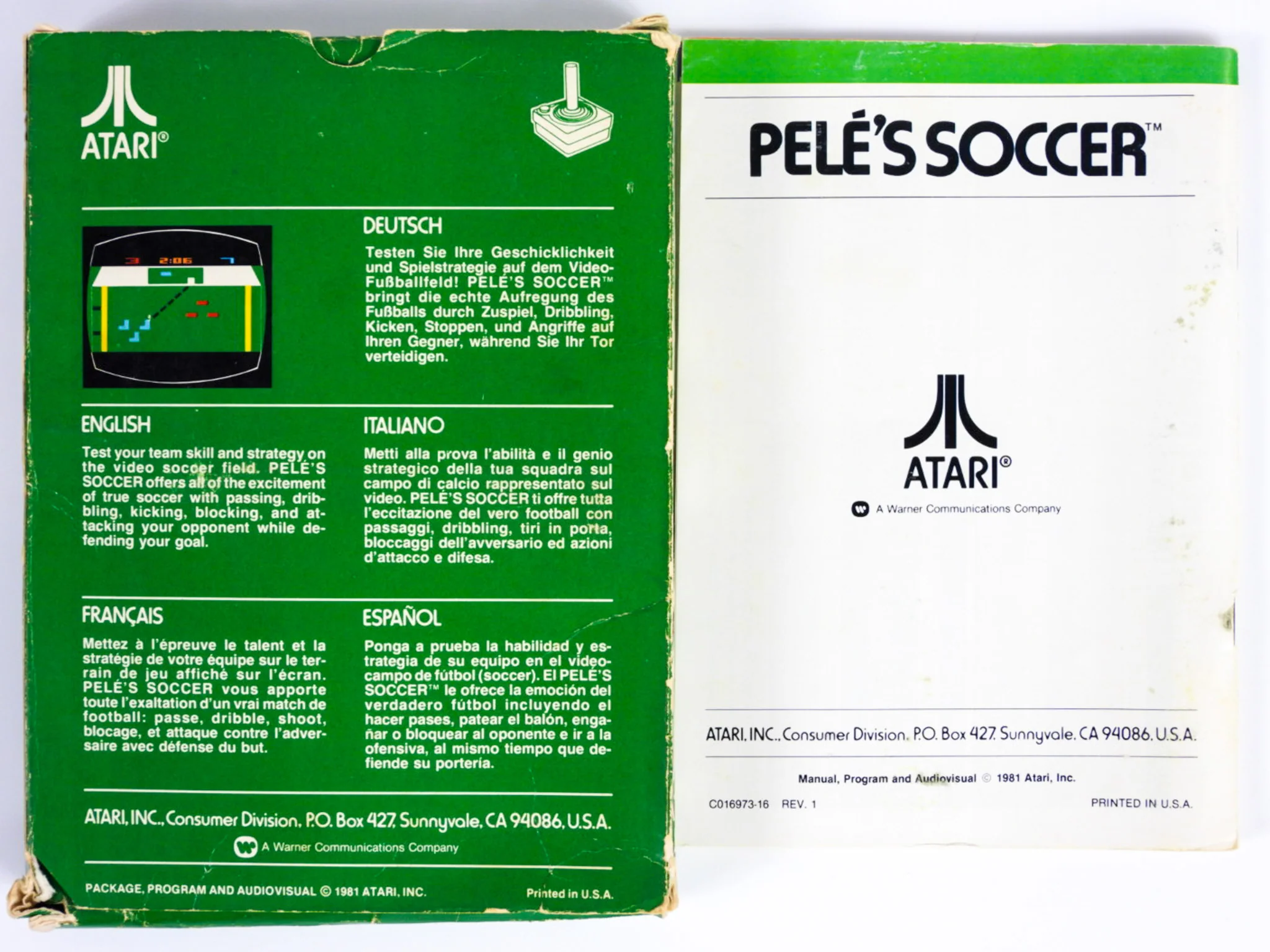 Pele's Soccer [Picture Label] (Atari 2600) - Image 4