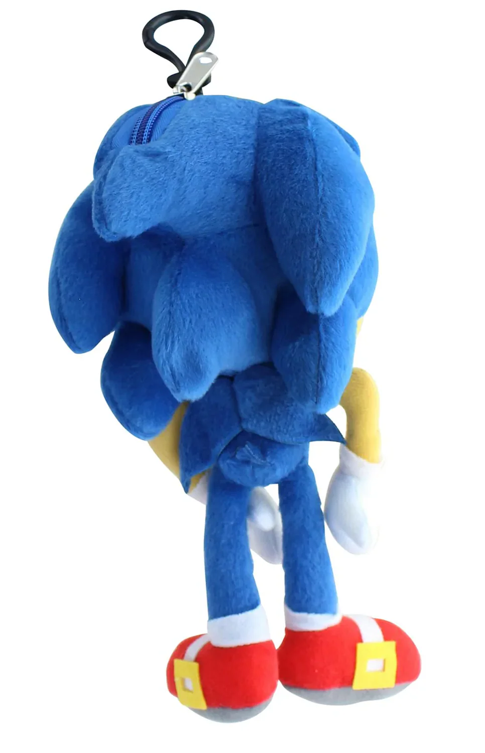 Peluche SEGA Sonic à clip avec pochette zippée 10" - Image 2