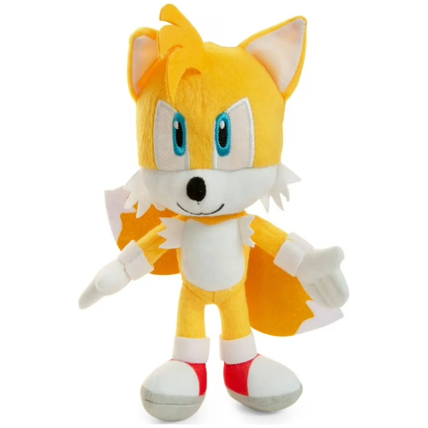 Peluche SEGA Tails à clip avec pochette zippée 8"
