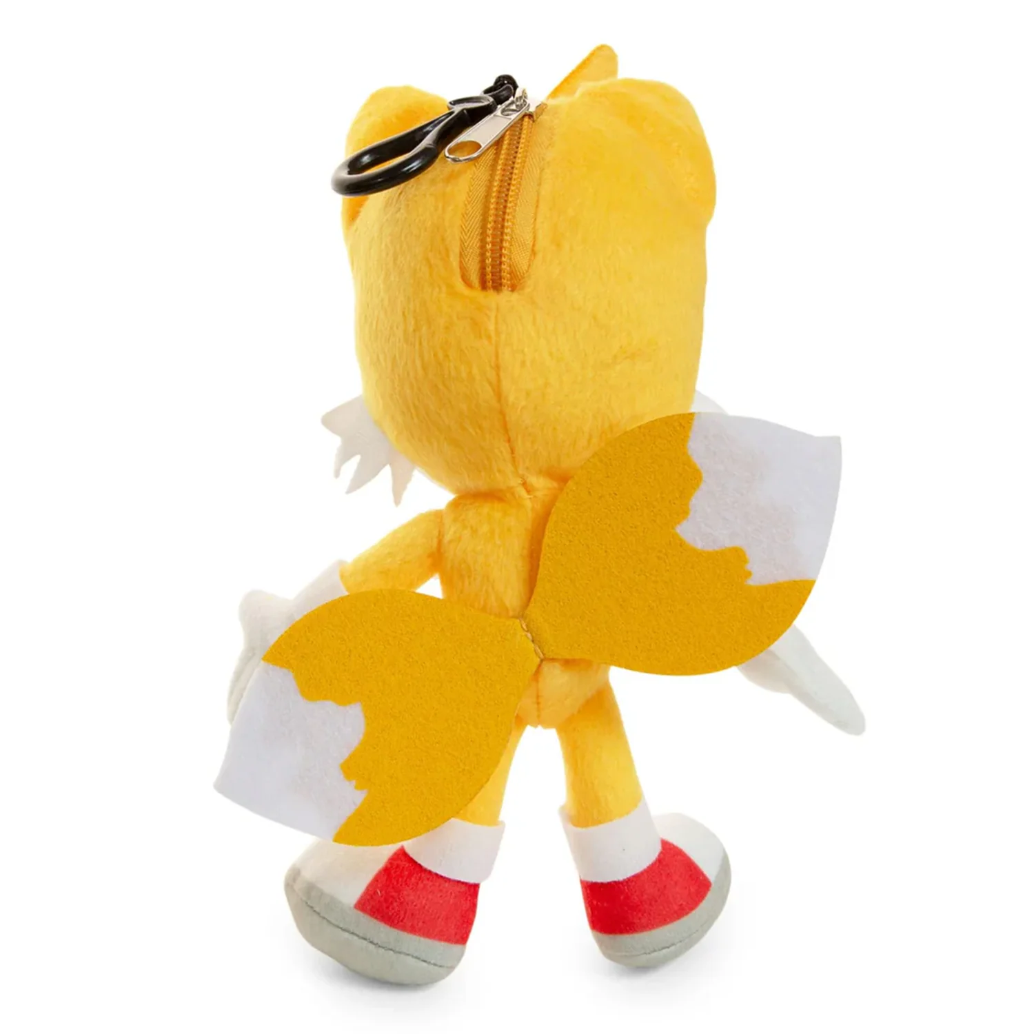 Peluche SEGA Tails à clip avec pochette zippée 8" - Image 2